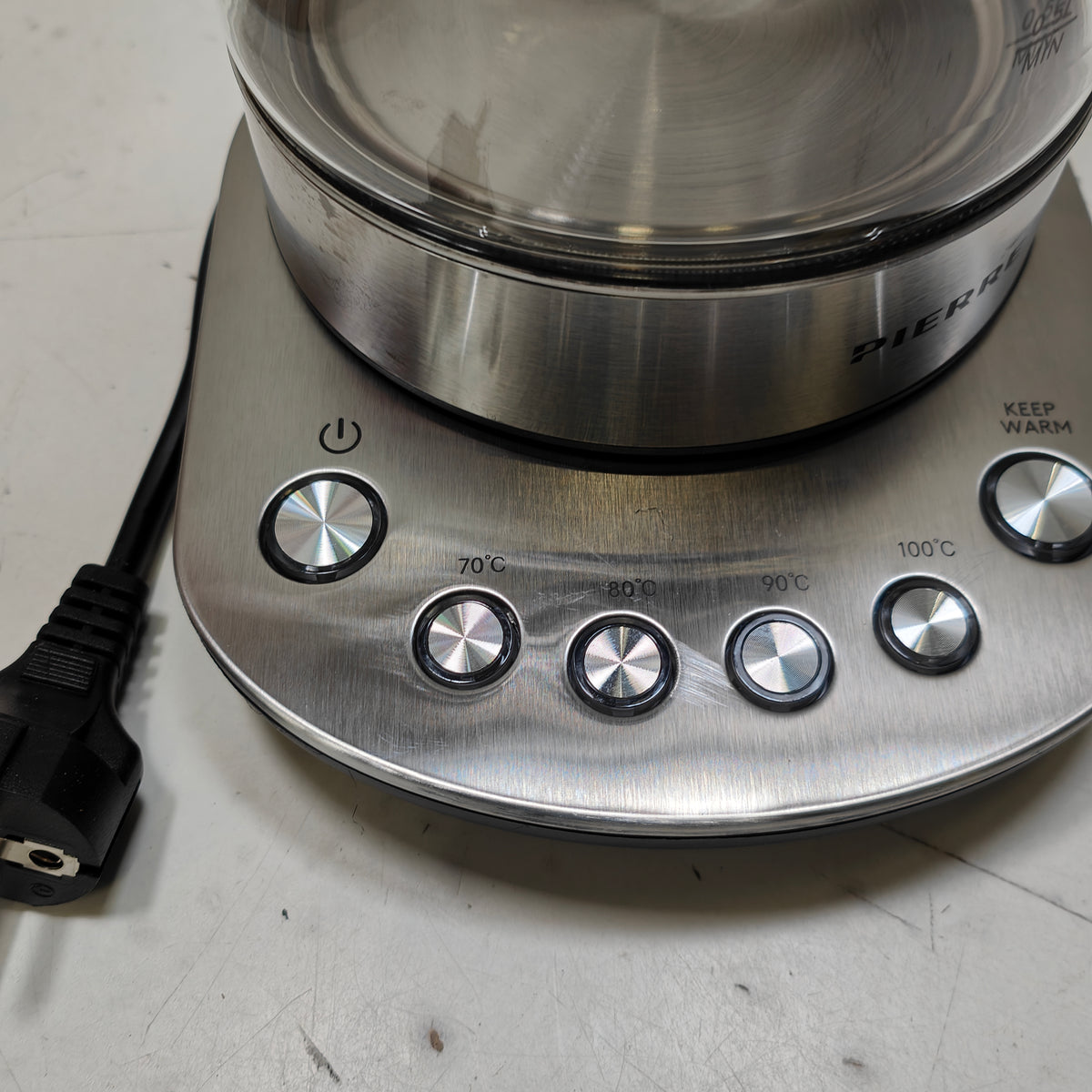Pierre PWK7000 Glass kettle with adjustable temperature