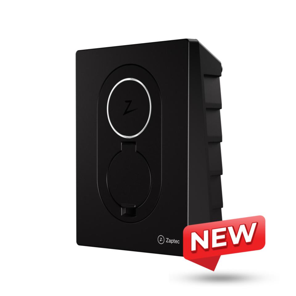 Zaptec GO Socket 22kW Asphalt Black