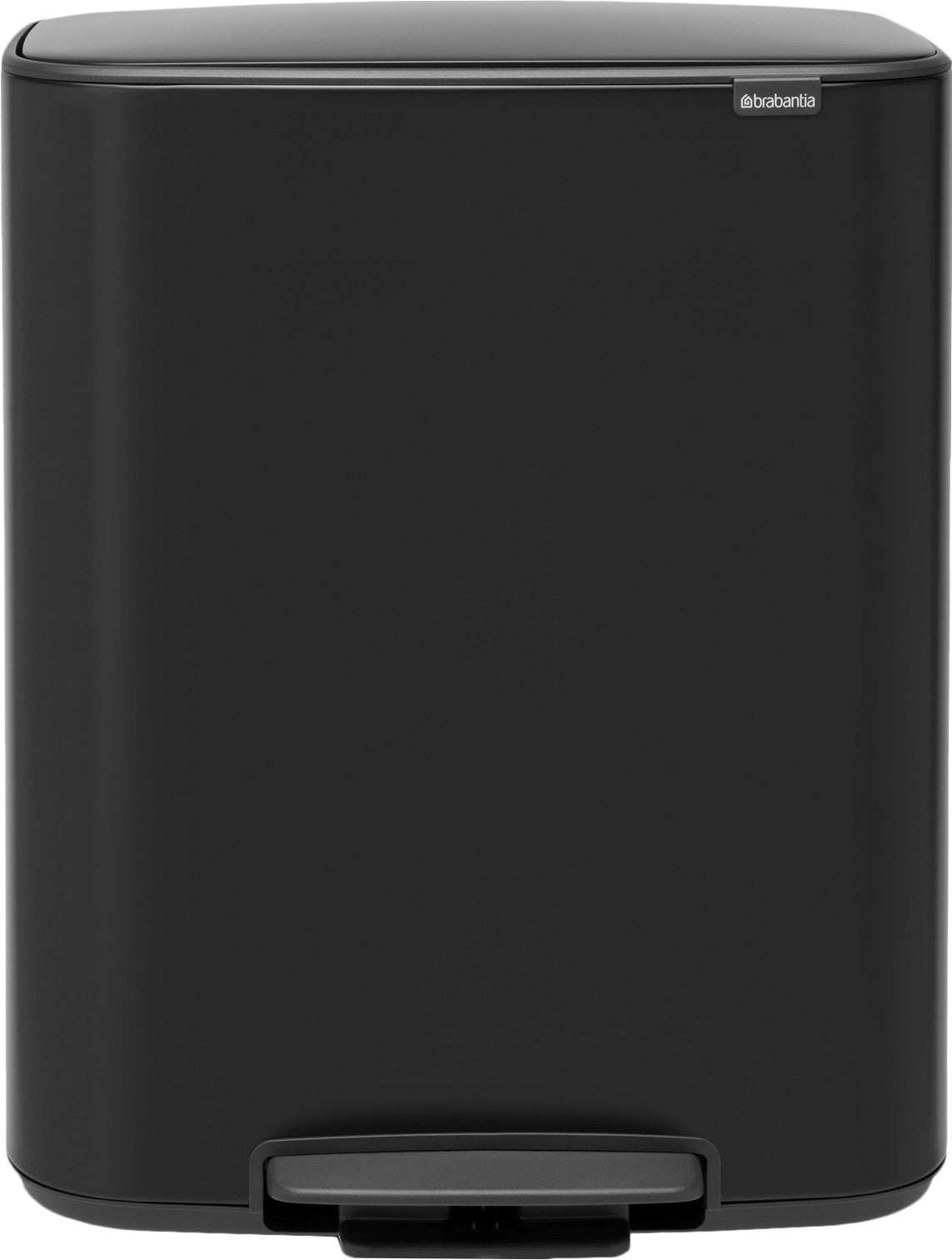 Brabantia Bo Treteimer 2 × 30 Liter, Mattschwarz
