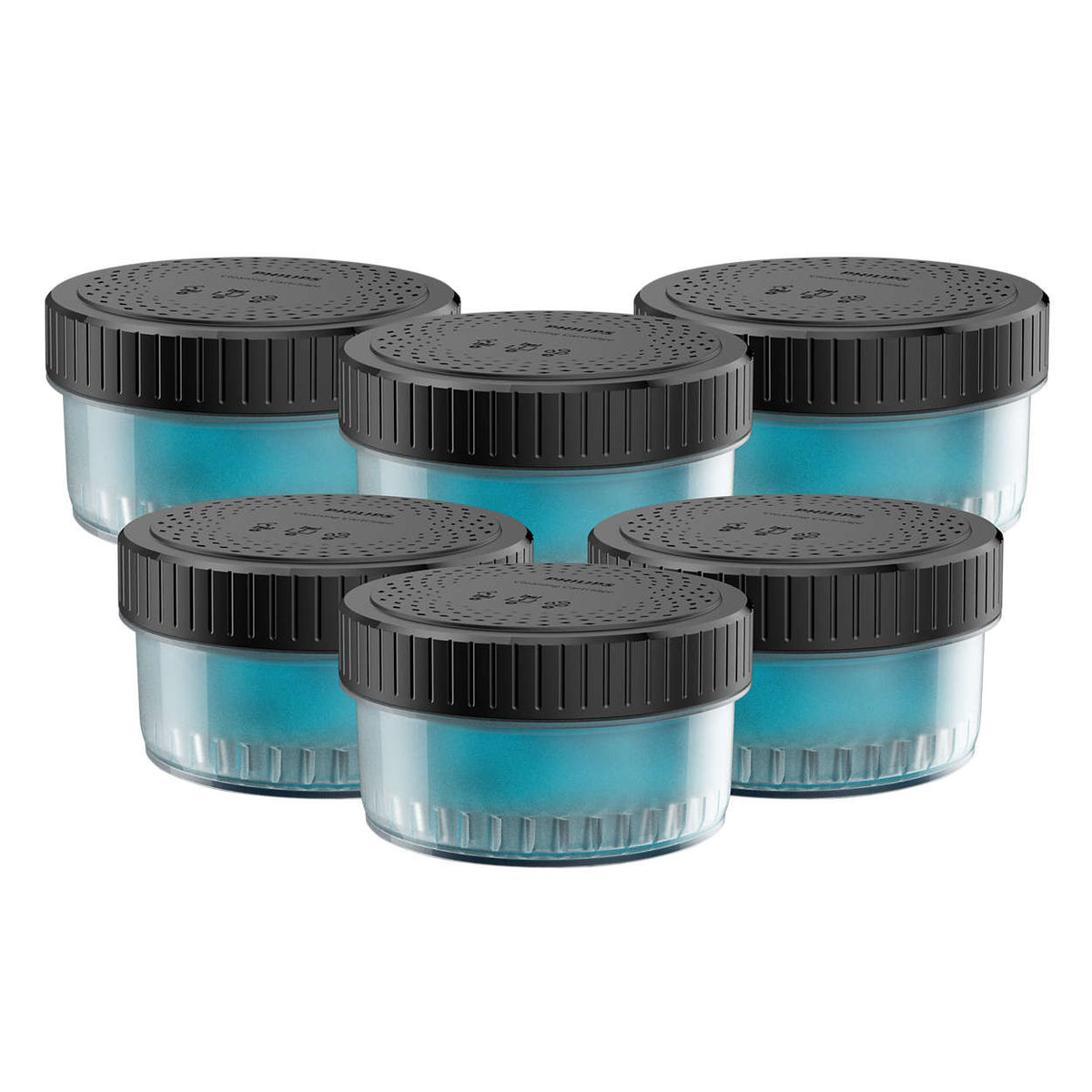 Philips Quick clean pod cartridge 5+1 pack