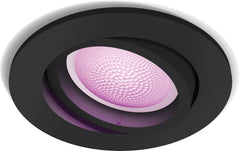 Philips Hue Centura inbouwspot White & Color rond Zwart 1-pa