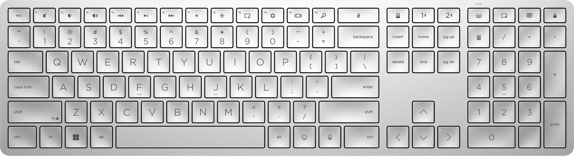 HP 970 Wireless Keyboard QWERTZ