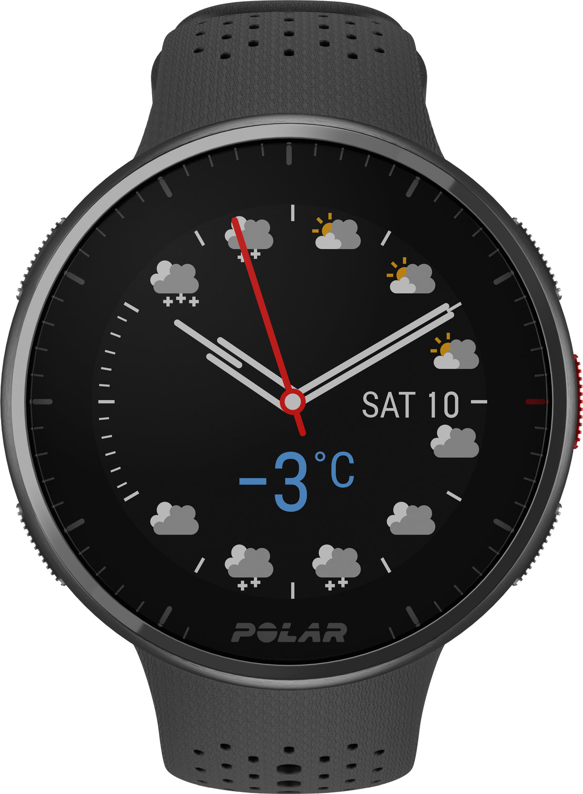 Polar Pacer Pro Grijs/Zwart S-L
