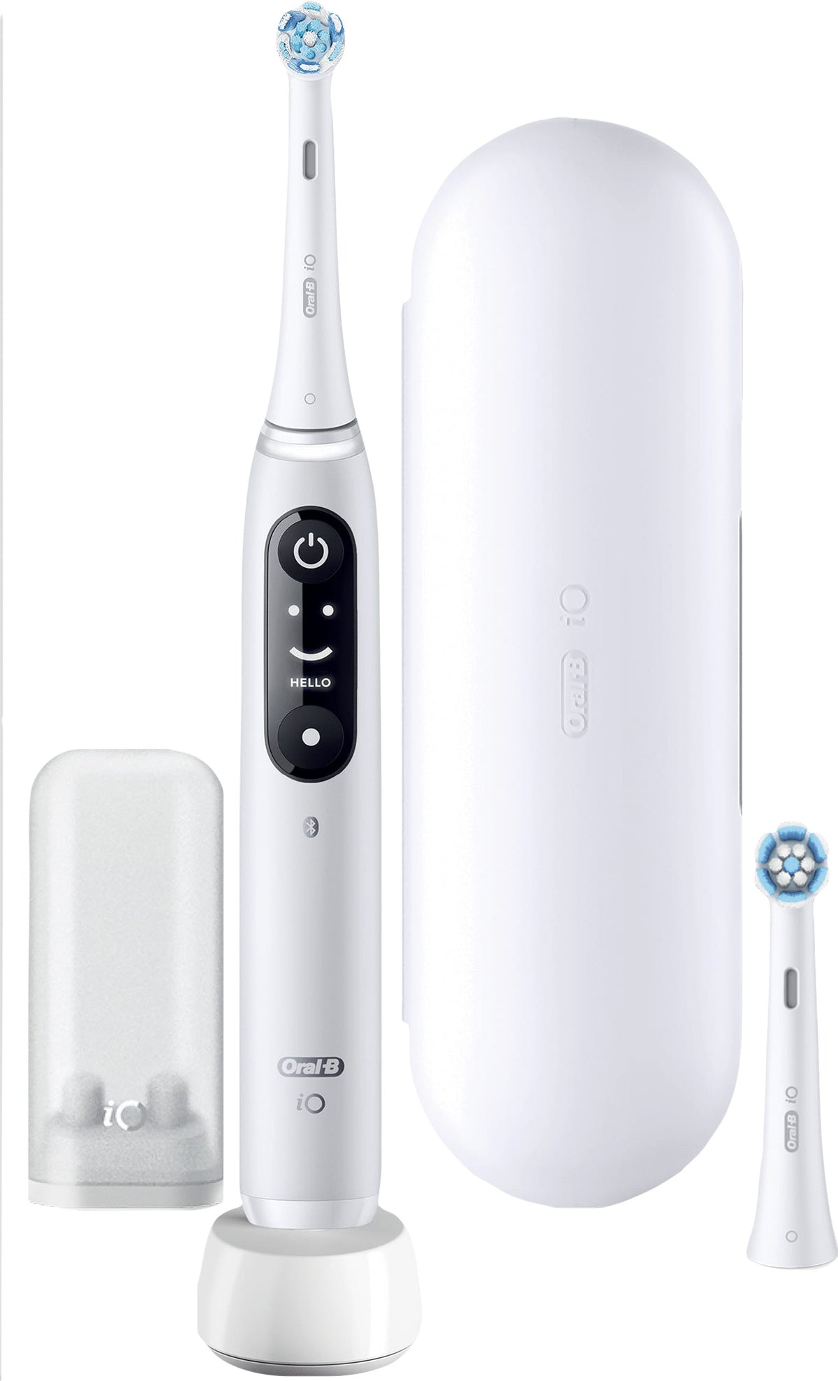 Oral-B iO Series 6N Weiß + zusätzlicher iO Gentle Care Aufsteckbürstenkopf