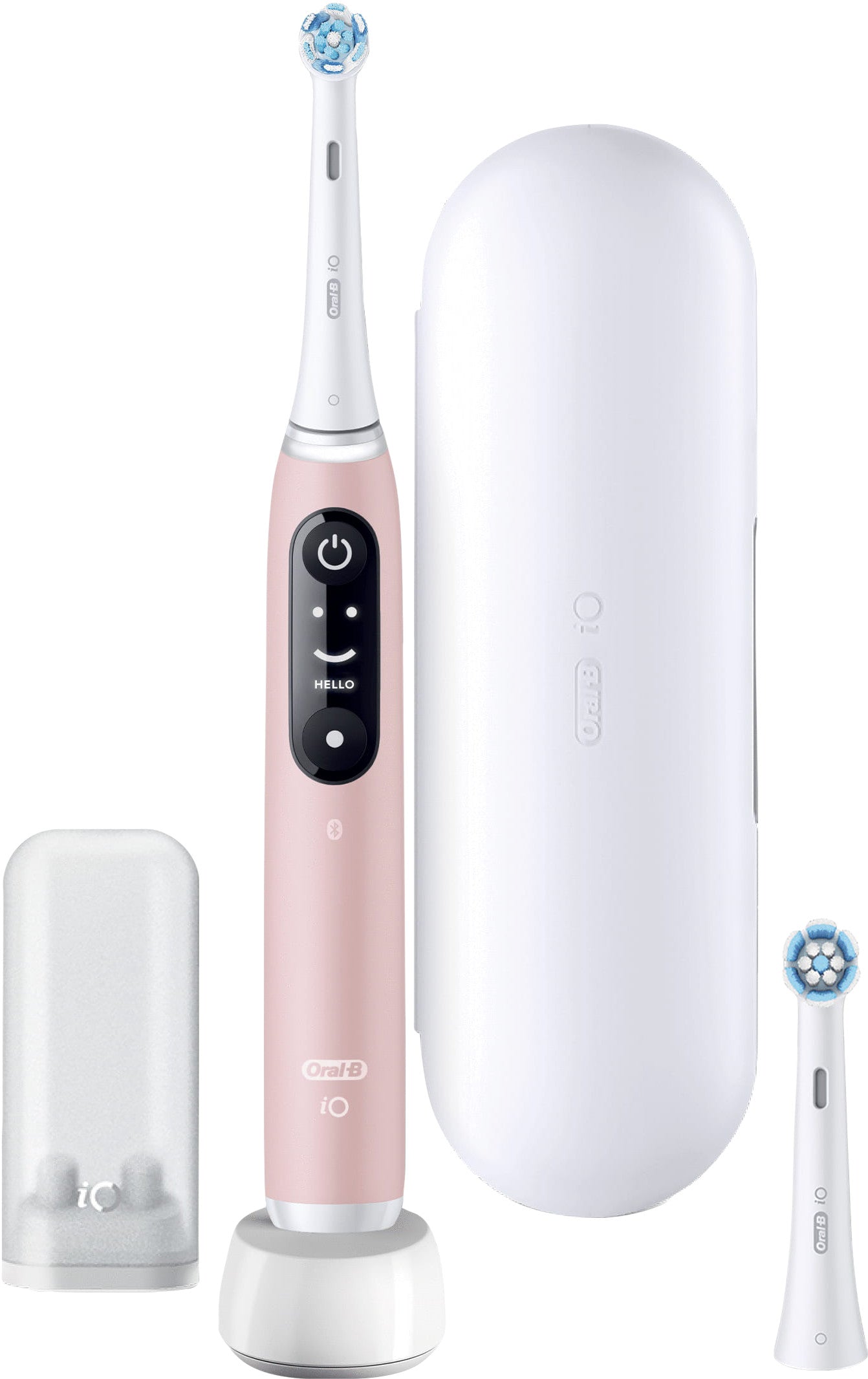 Oral-B iO Serie 6N Hellrosa + zusätzlicher iO Gentle Care Aufsteckbürstenkopf