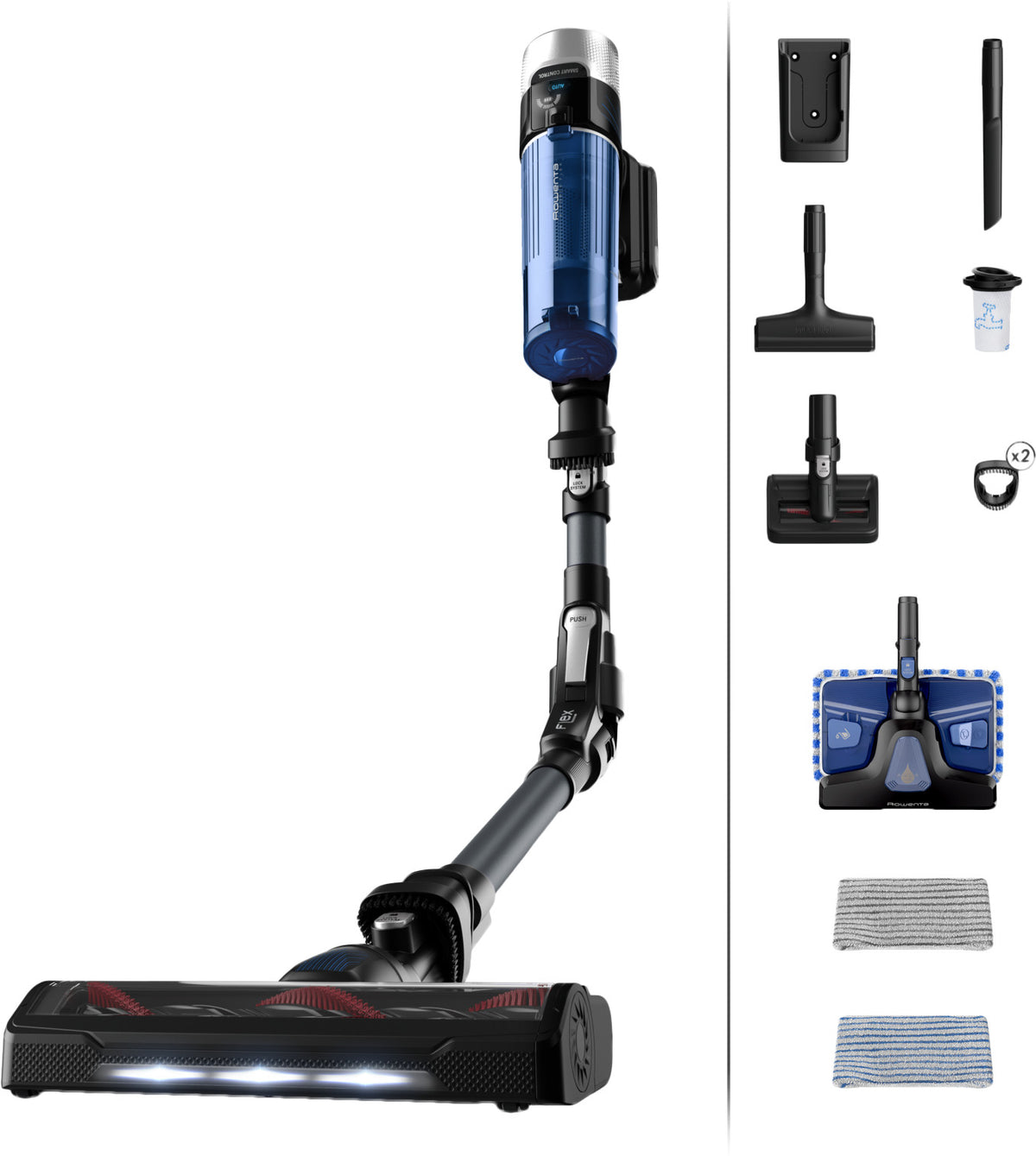 Rowenta X-Force Flex 9.60 Aqua RH20C7 Stielstaubsauger