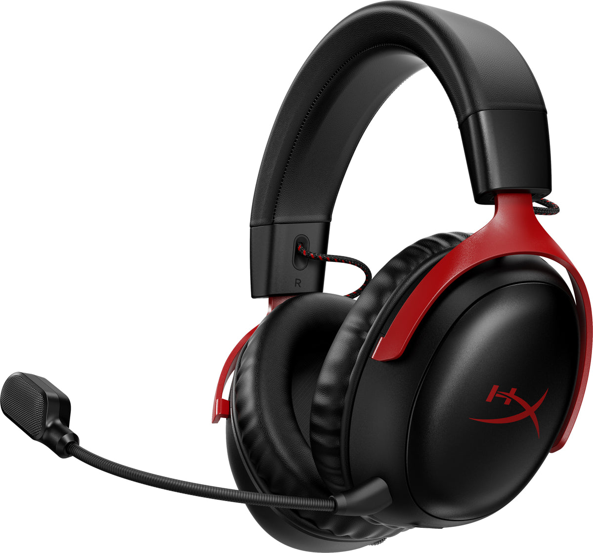 HyperX Cloud III Wireless Gaming Headset - Zwart/Rood(PC, PS5, PS4)