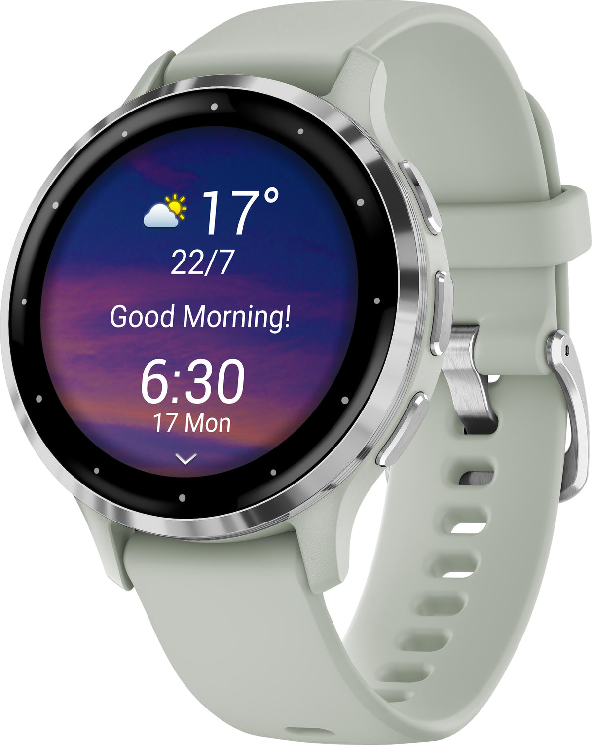 Garmin Venu 3S Zilver/Groen