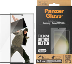 PanzerGlass Ultra-Wide Fit Samsung Galaxy S24 Ultra Displayschutzglas Schwarz