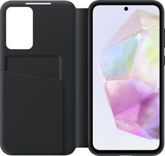 Samsung A35 5G Smart View Wallet Case Zwart