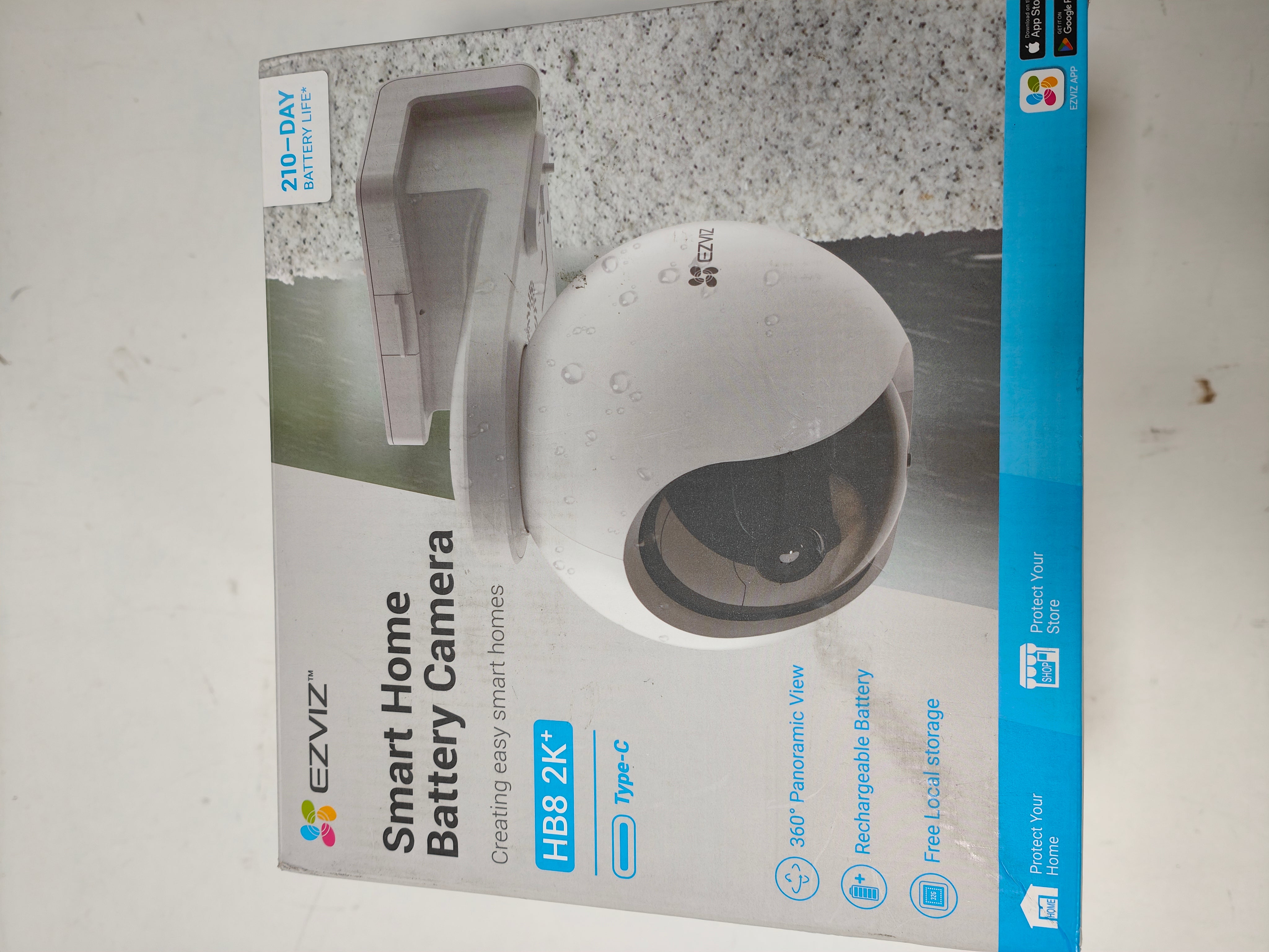 Ezviz HB8 - Pan and Tilt Battery IP camera for outdoor use