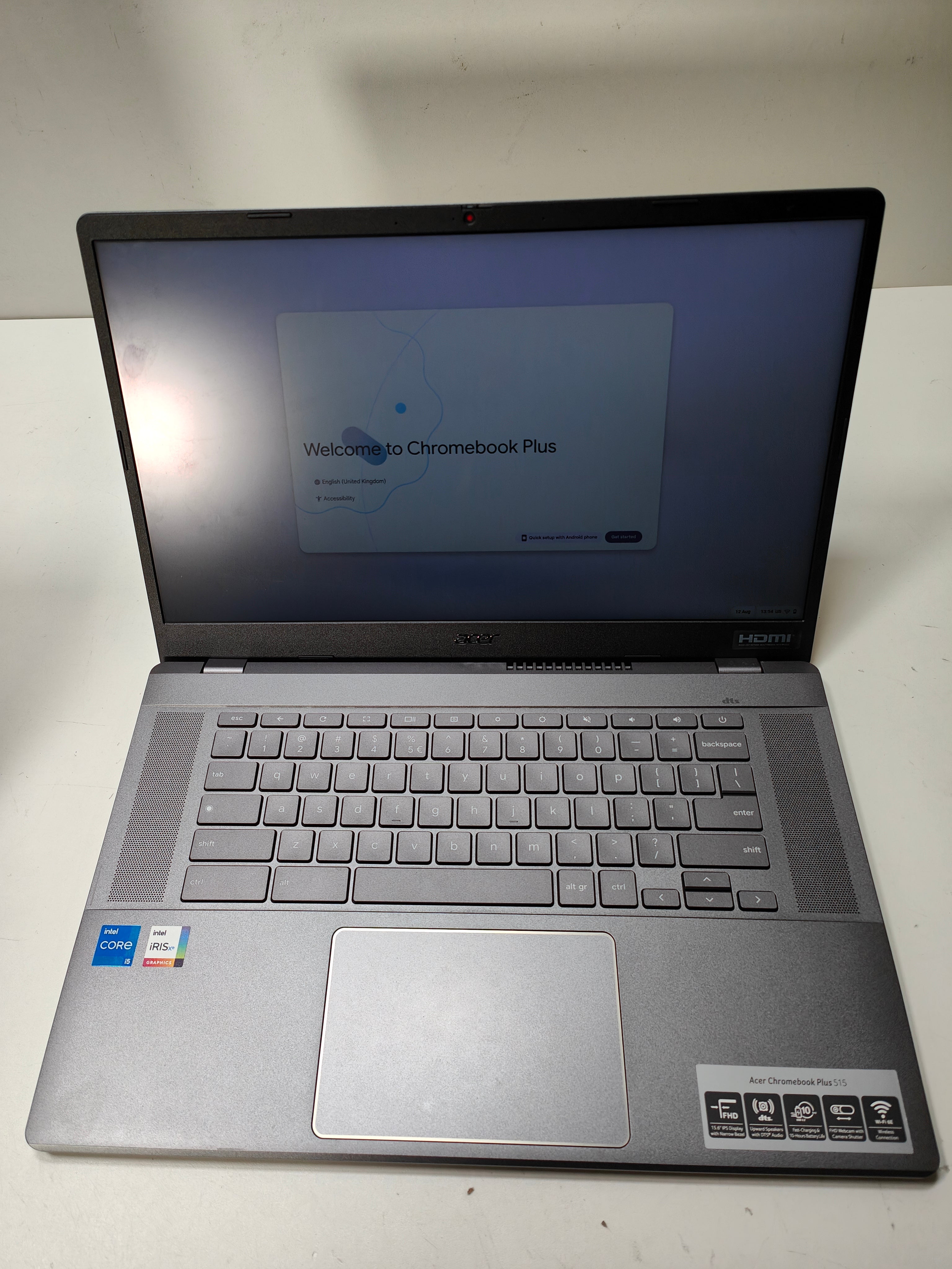 Acer Chromebook Plus 515 CB515-2HT-5789 QWERTY