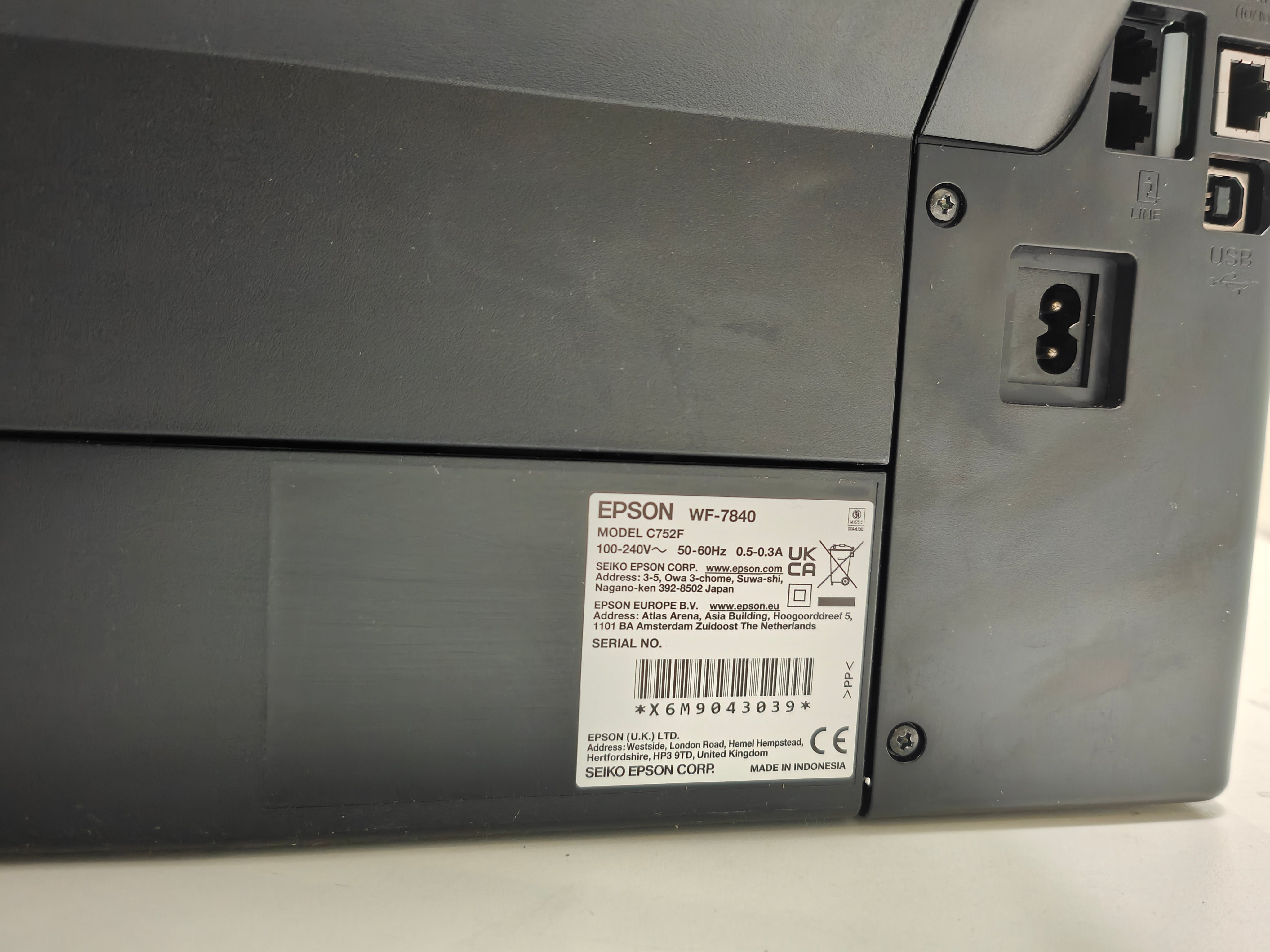 Epson WorkForce WF-7840DTWF