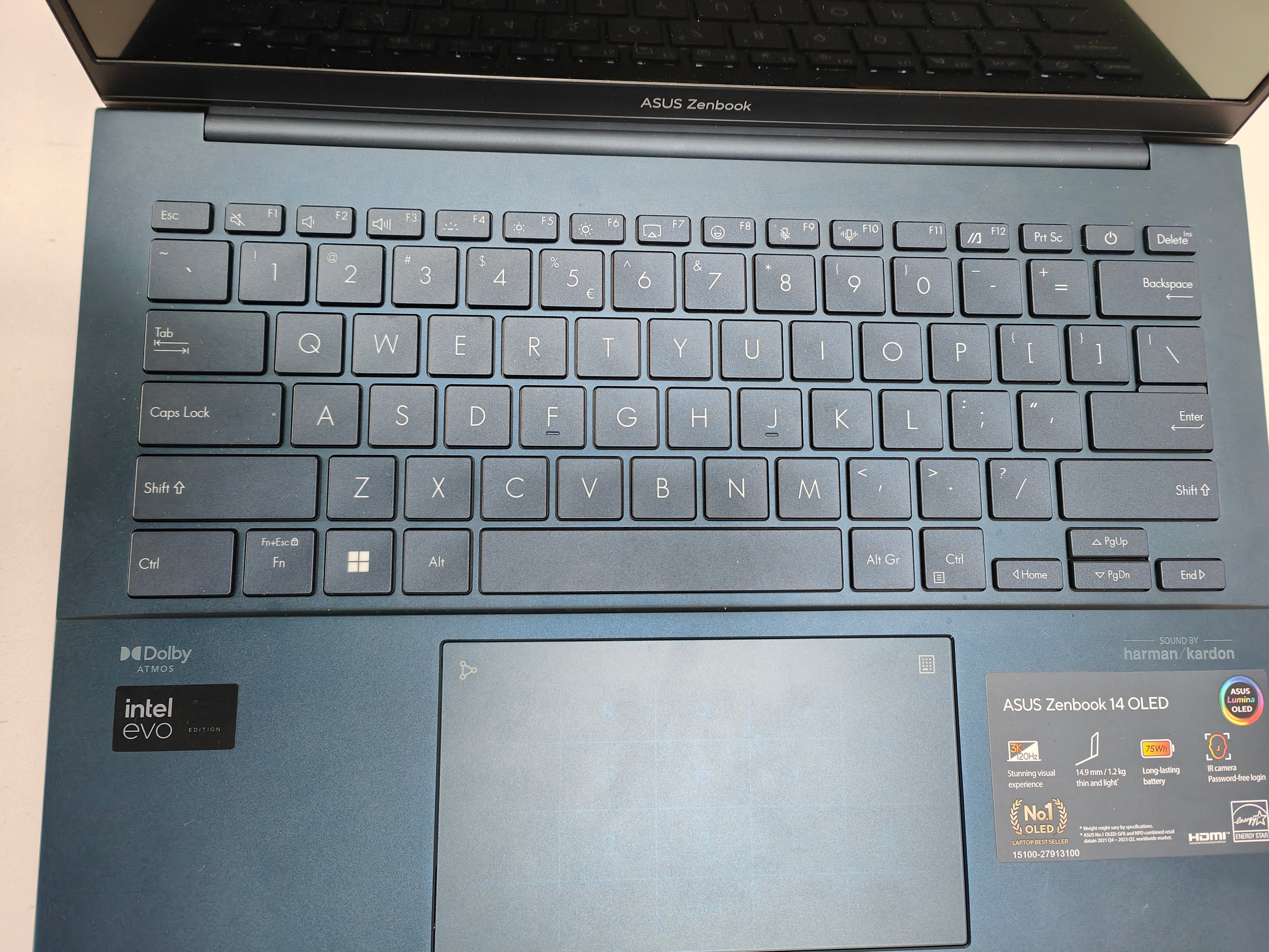 Asus Zenbook 14 OLED UX3405MA-PP192W QWERTY
