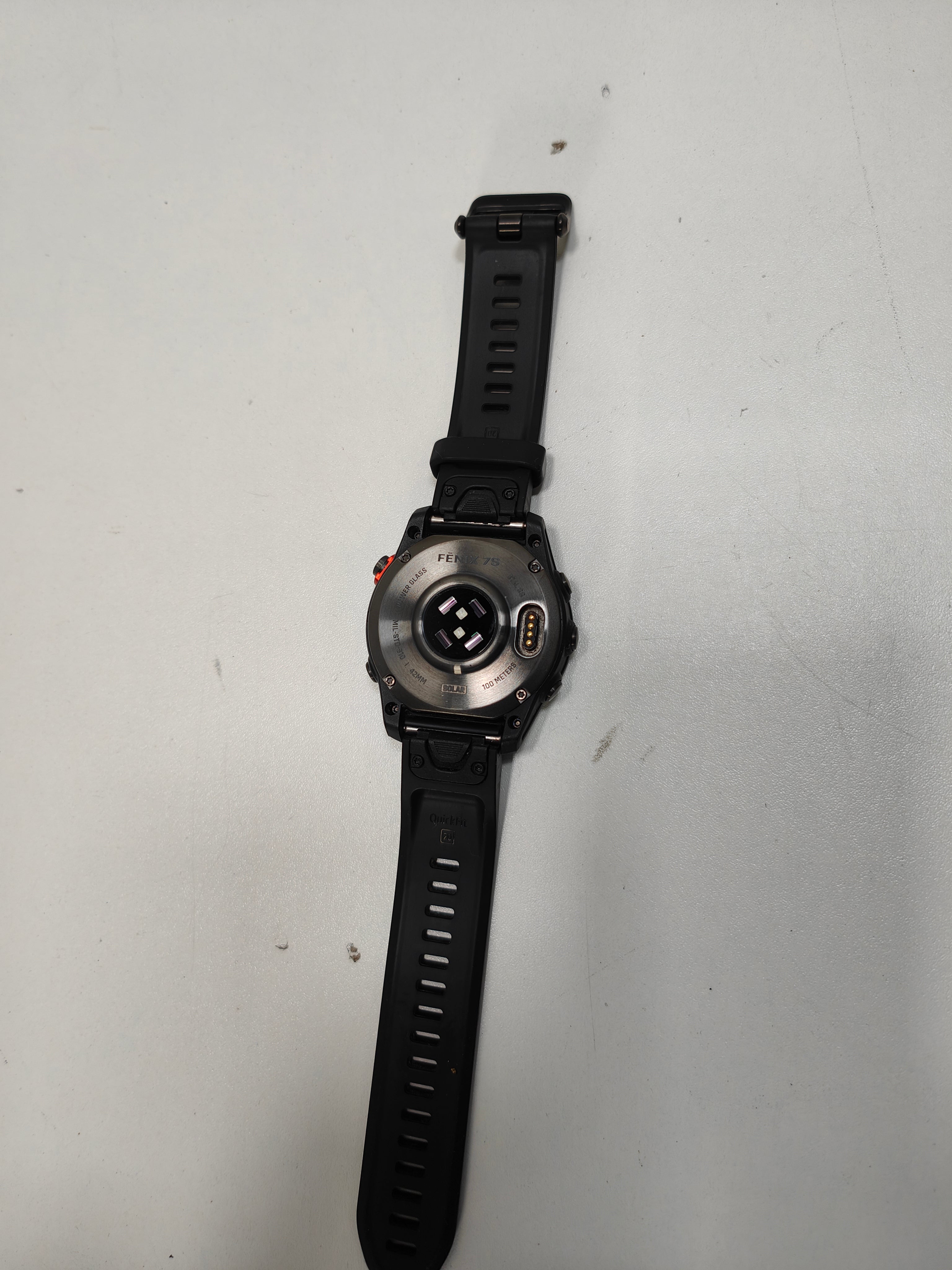 Garmin fenix 7S Solar, Slate Gray met zwarte band
