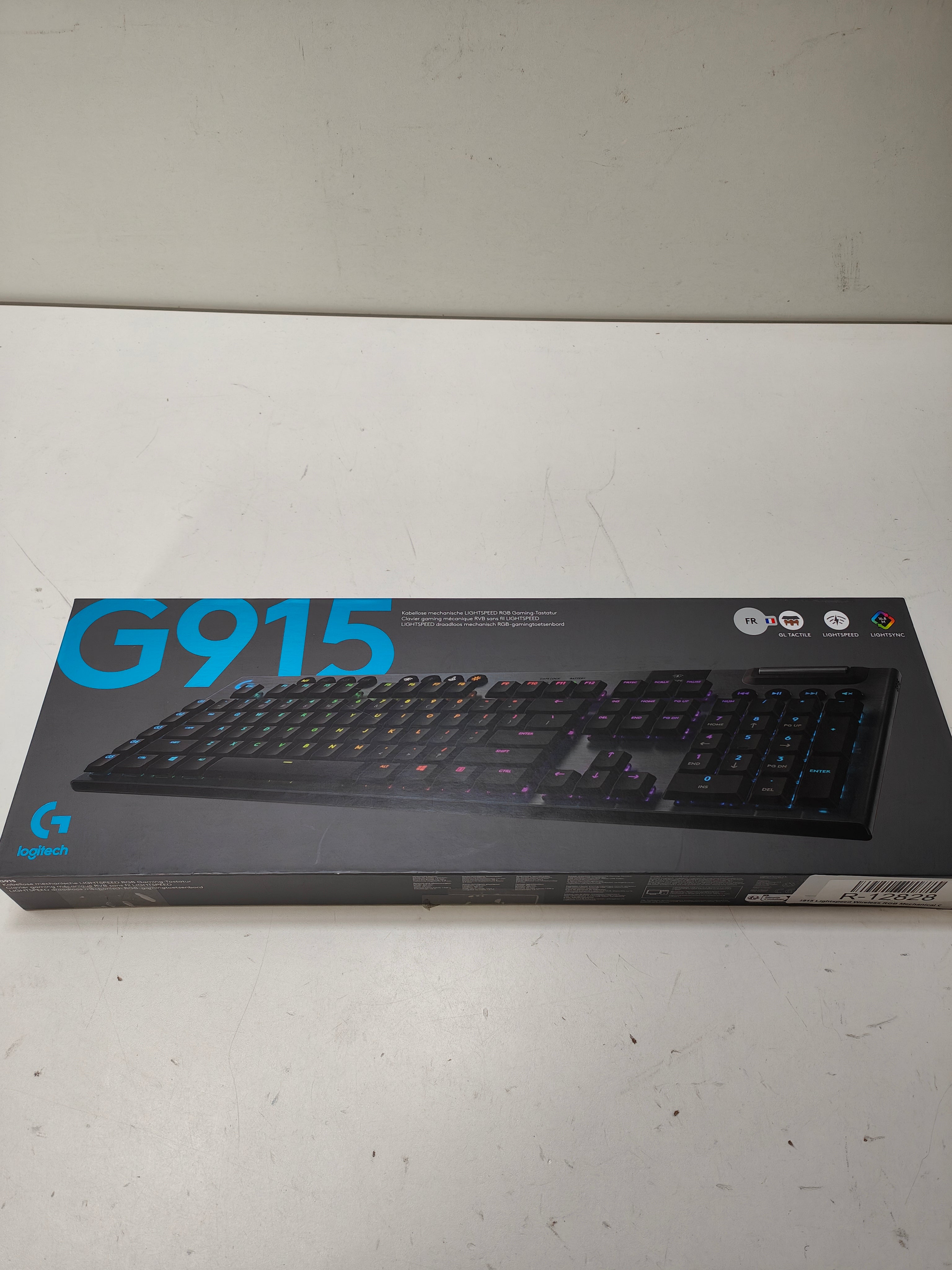 Logitech G 15 Lightspeed Souris de jeu mécanique sans fil RGB AZERTY
