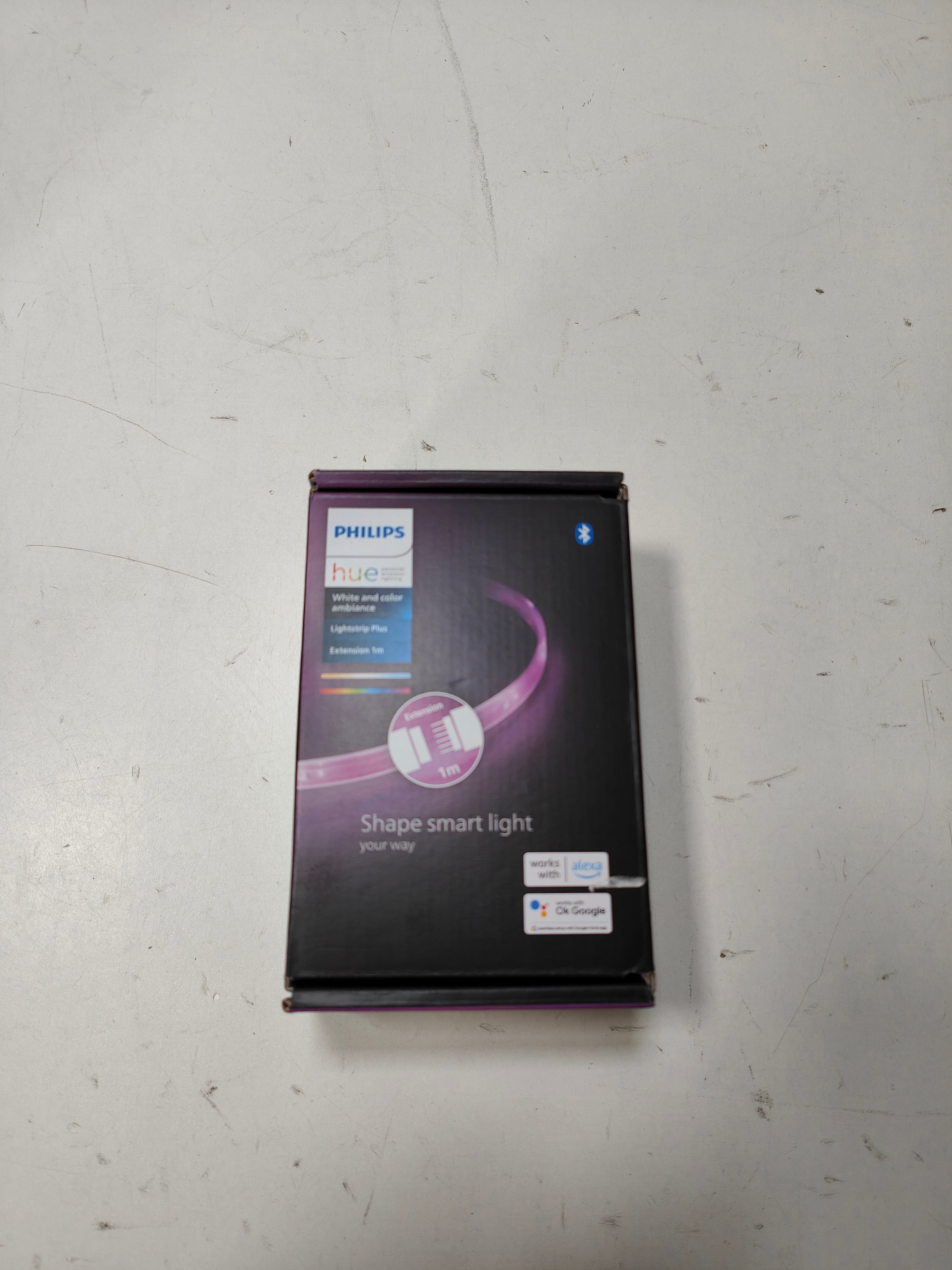 Bande lumineuse Philips Hue Plus White &amp; Color Bluetooth 1 m - éteinte