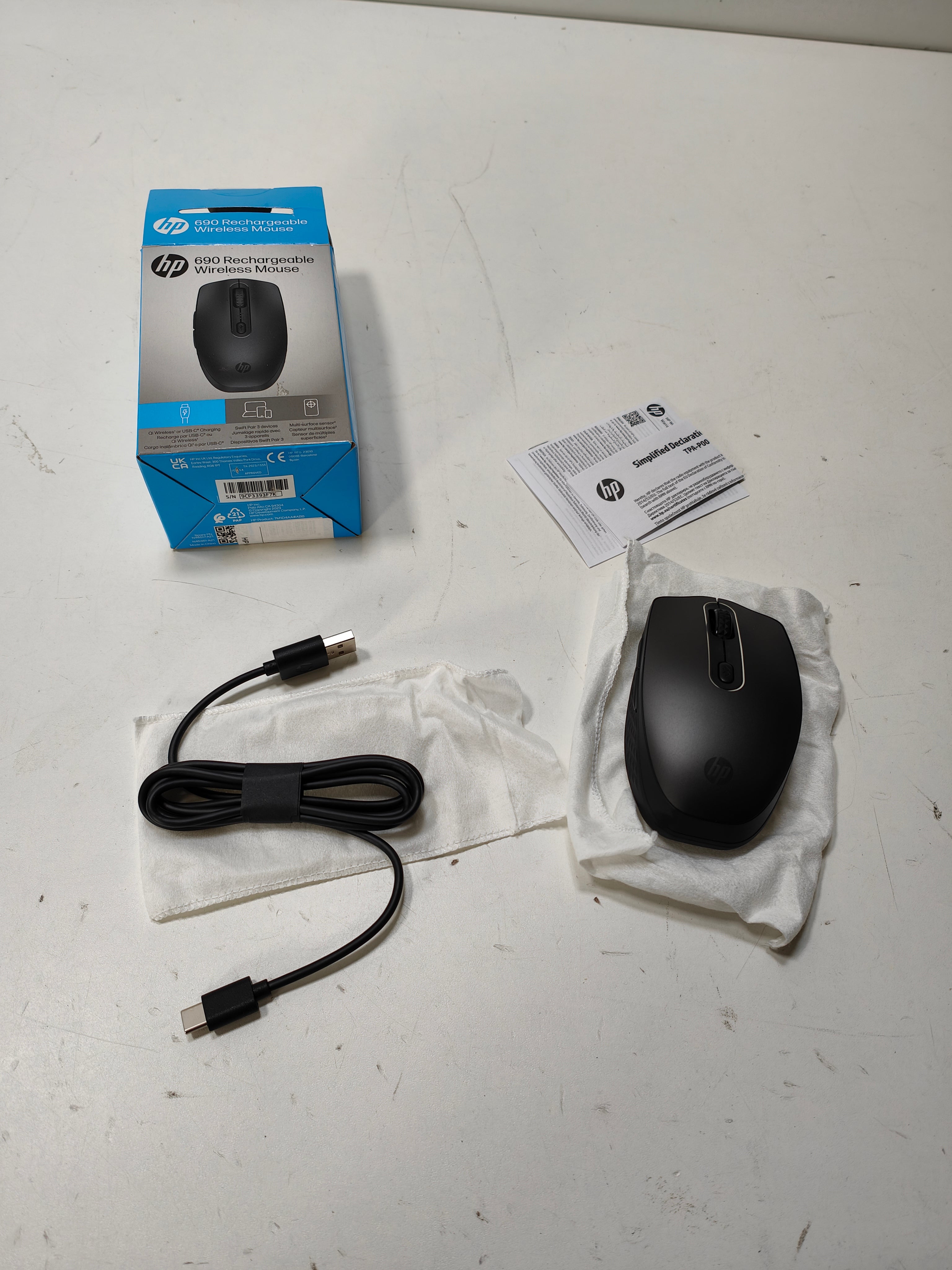 HP 690 Oplaadbare Draadloze Muis