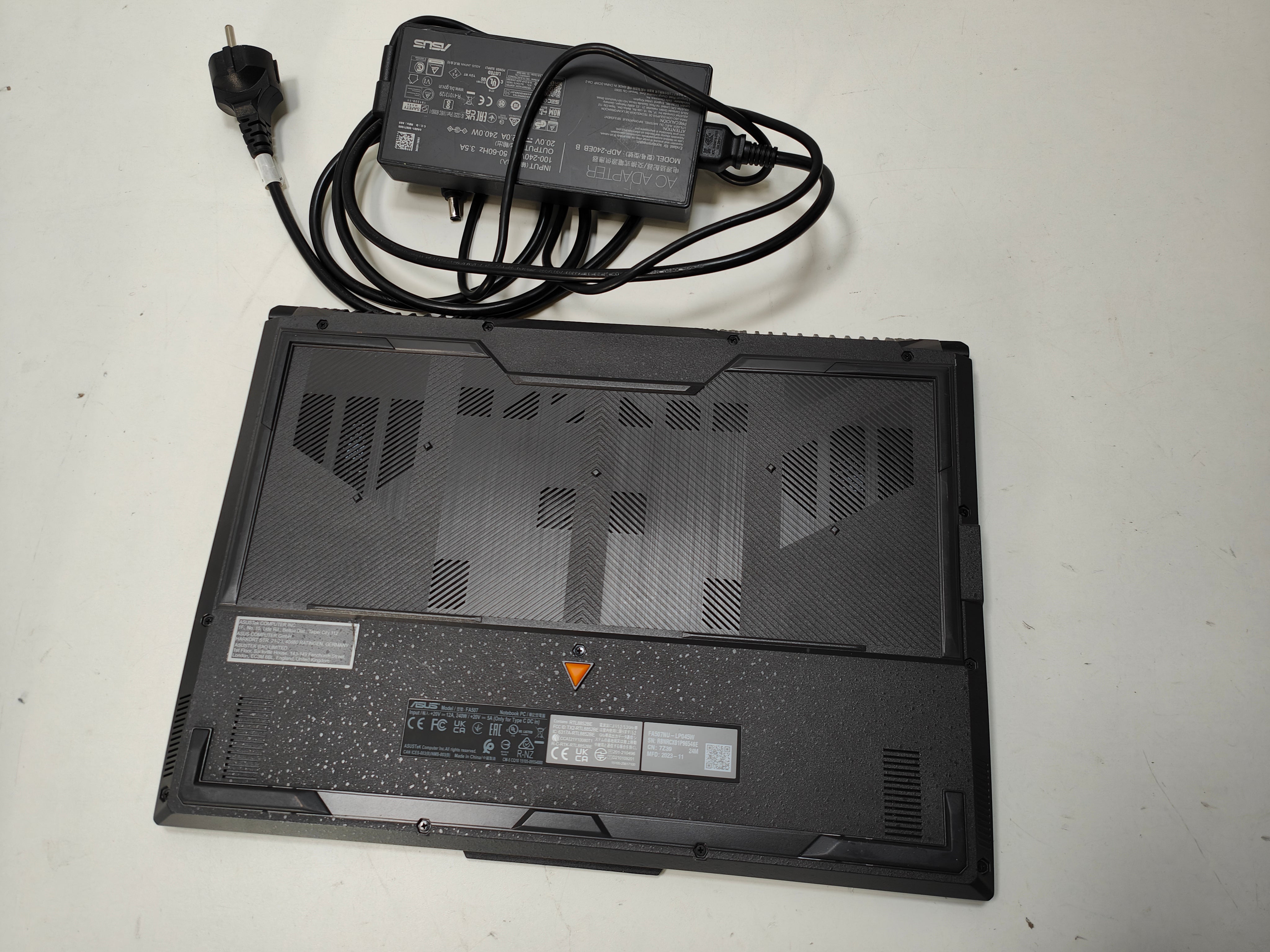 Asus TUF Gaming A15 FA507NU-LP045W QWERTY