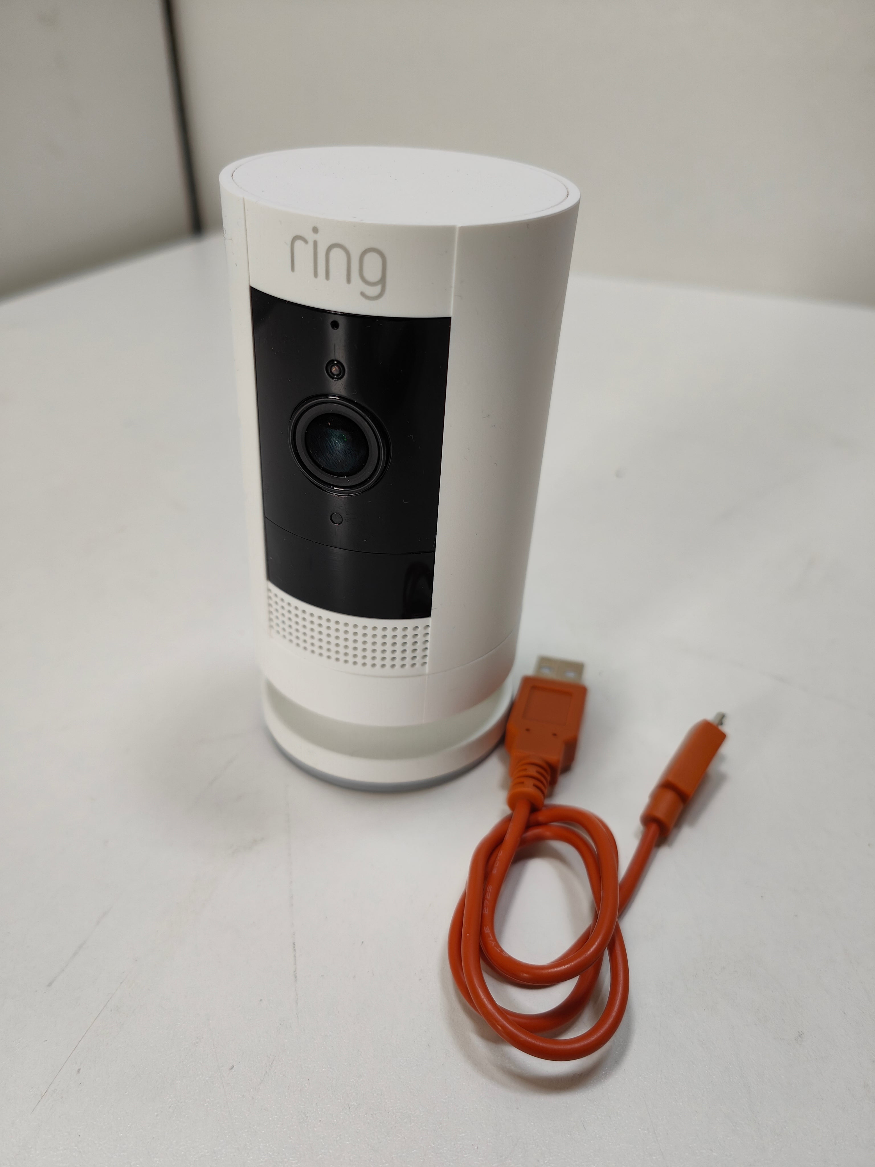 Caméra Ring Stick Up à batterie - Blanc - 2023 - UE