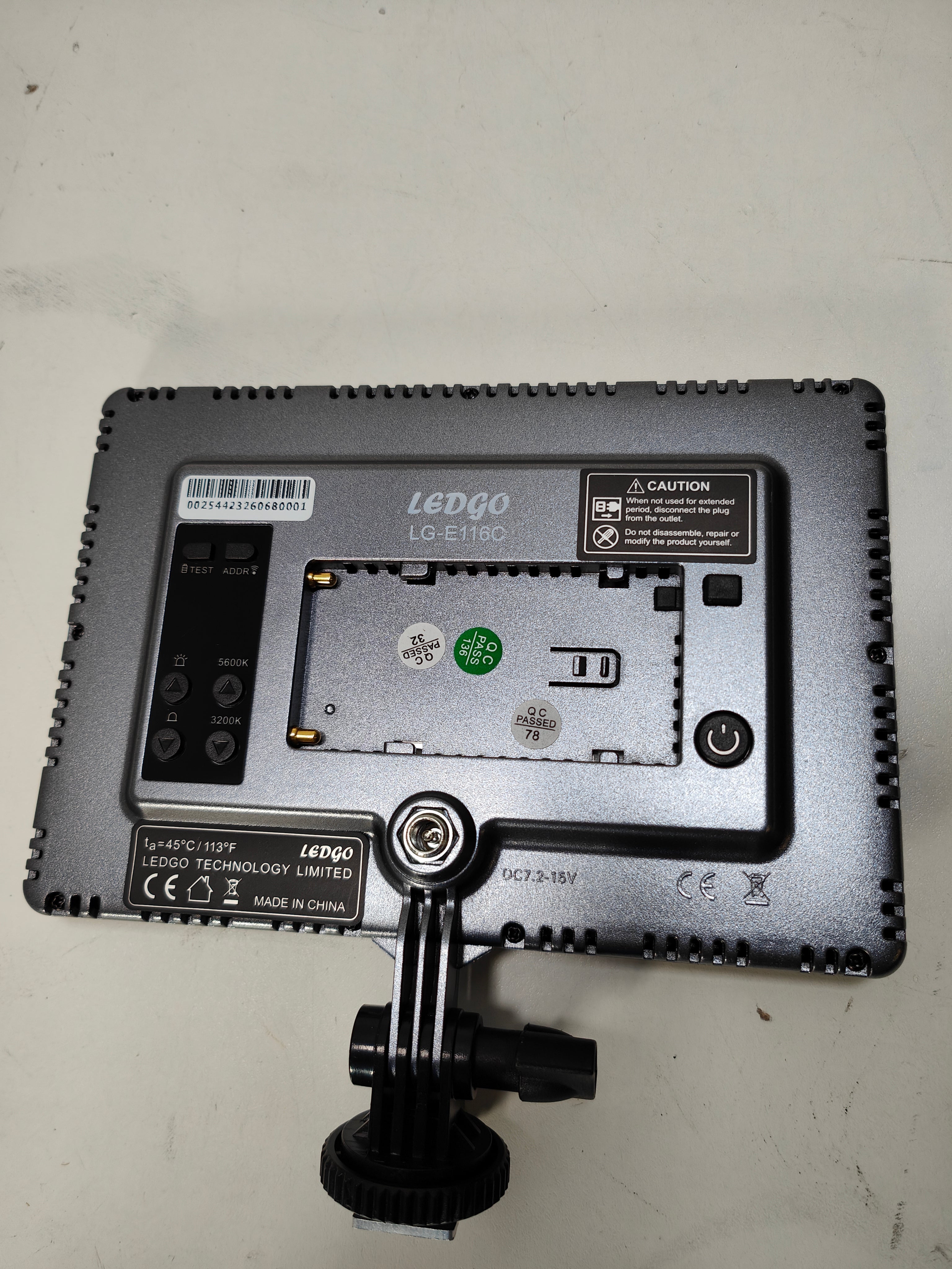 Ledgo LG-E116C II Bi-Colour Camera LED Lamp