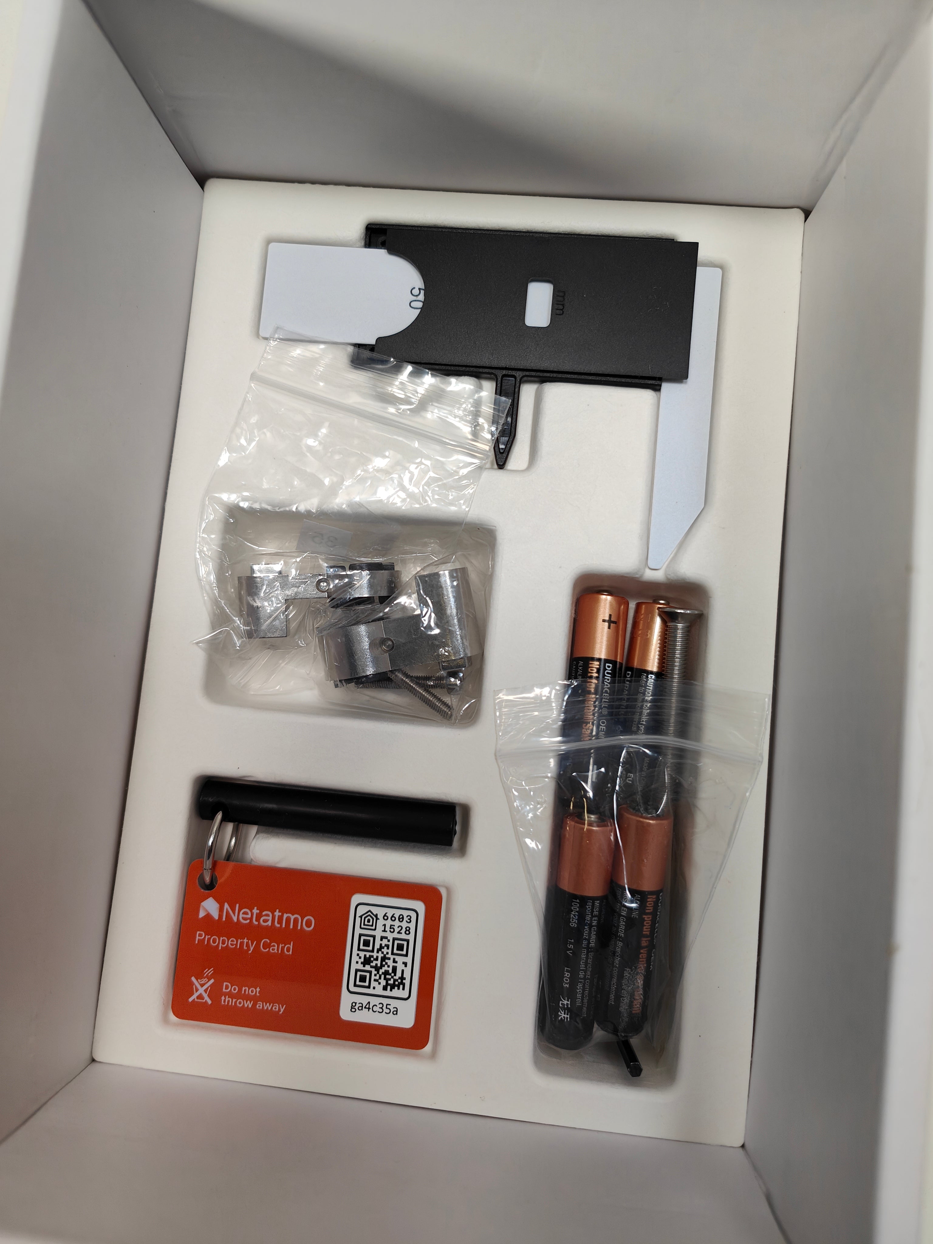 Netatmo Slim Slot met 3 sleutels- EC