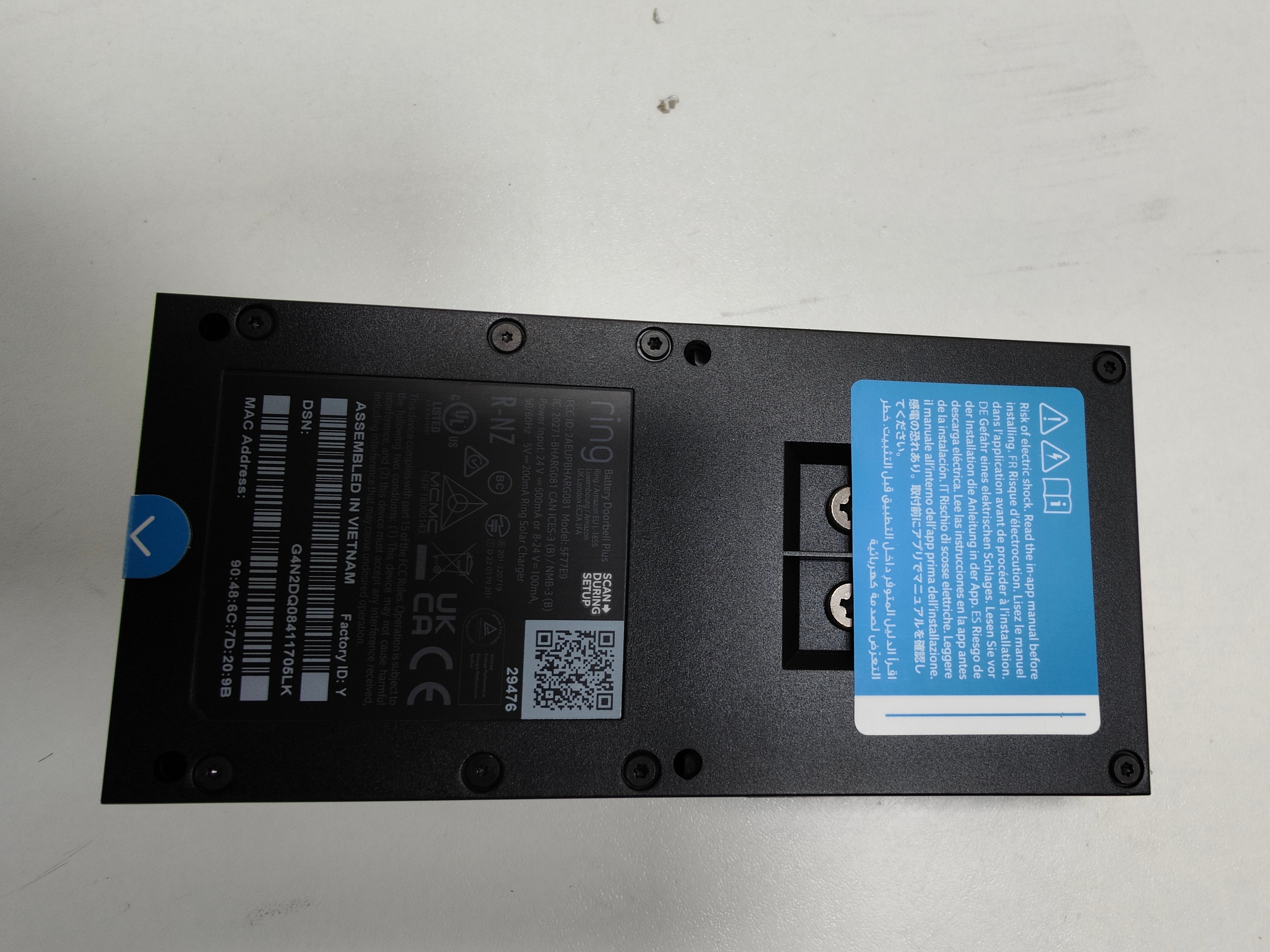 Ring Video Doorbell Battery Plus