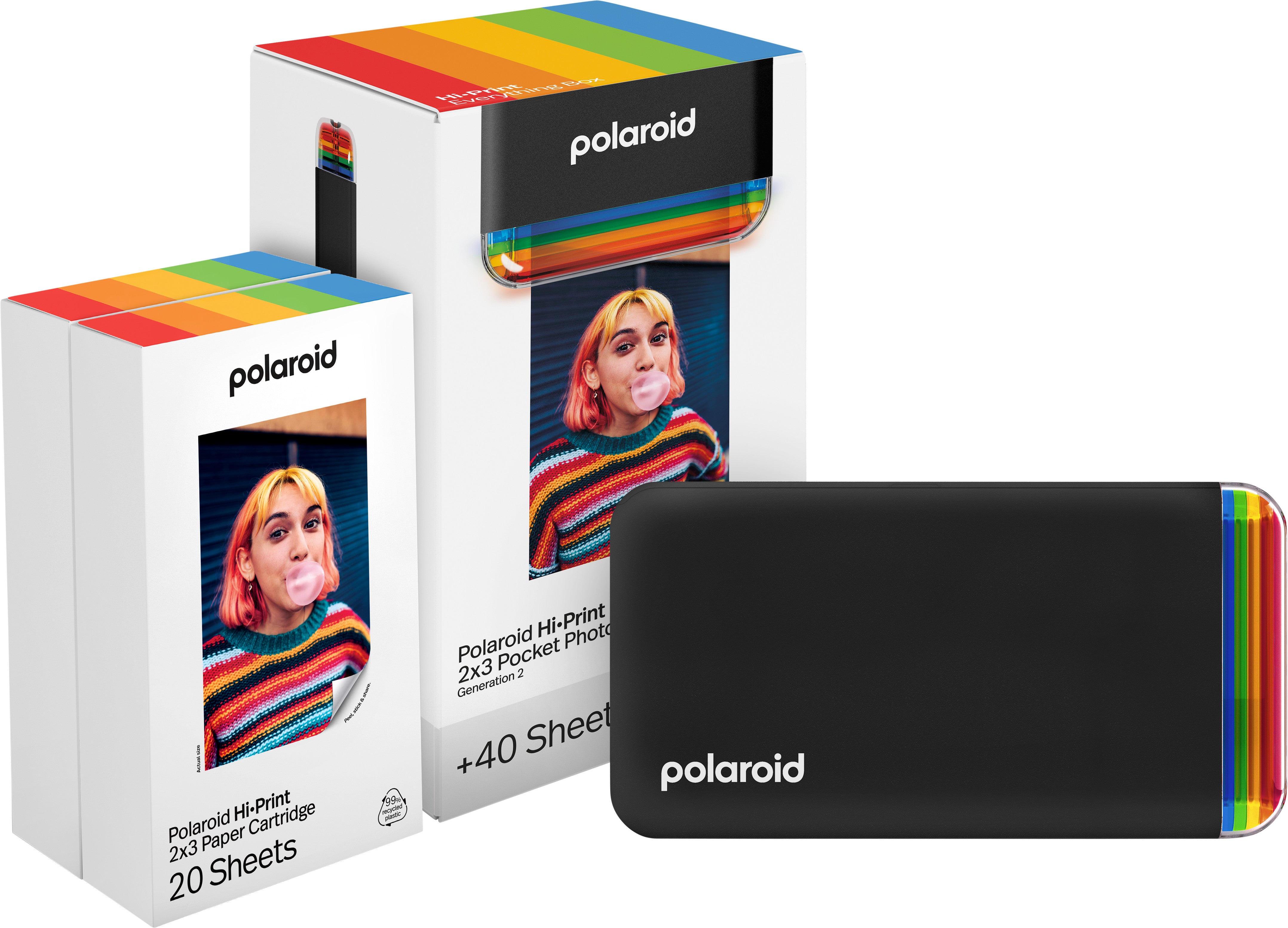 Polaroid Everything Box Hi·Print 2x3 Gen 2 Zwart