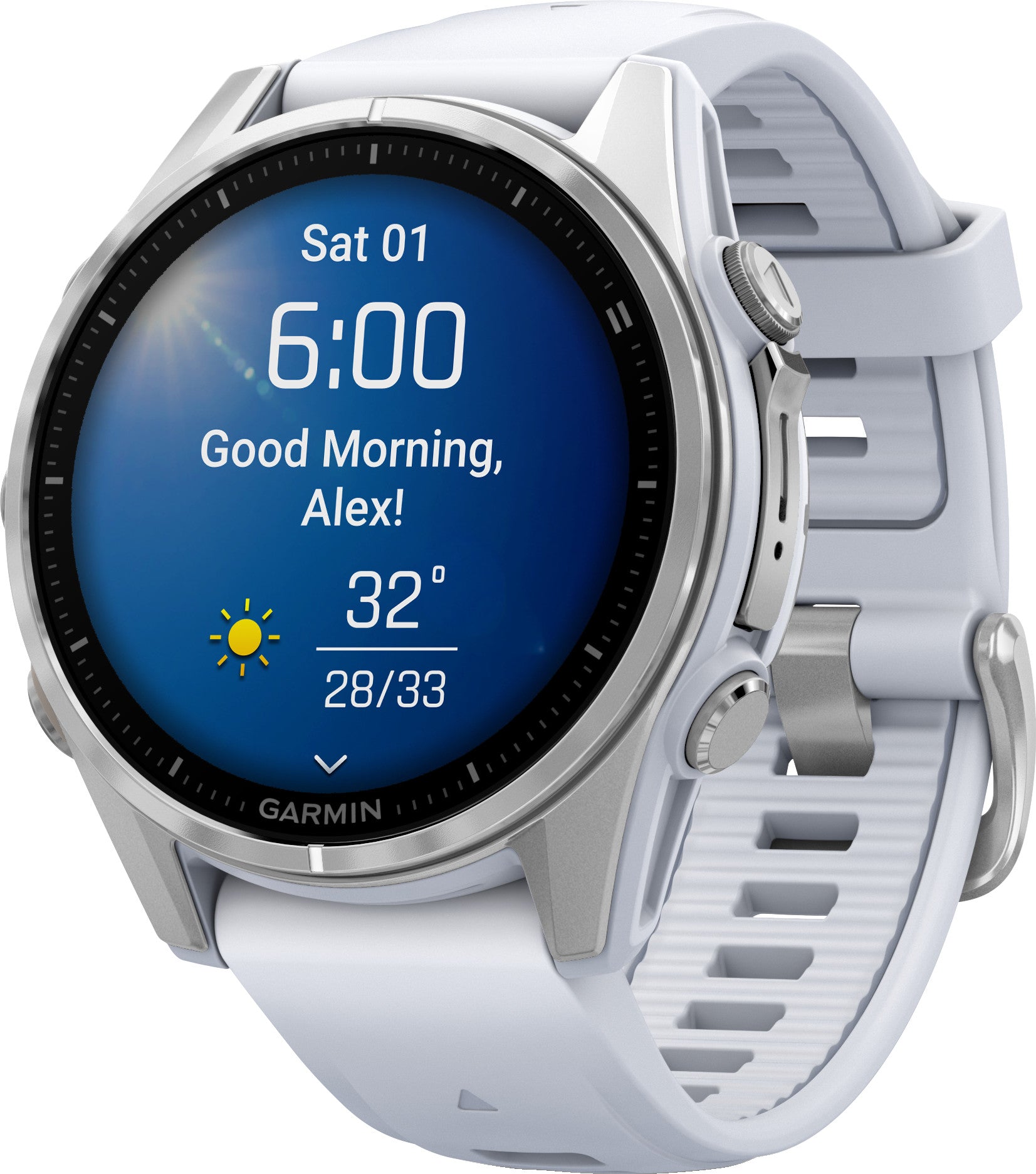 Garmin fenix 8 43mm Whitestone