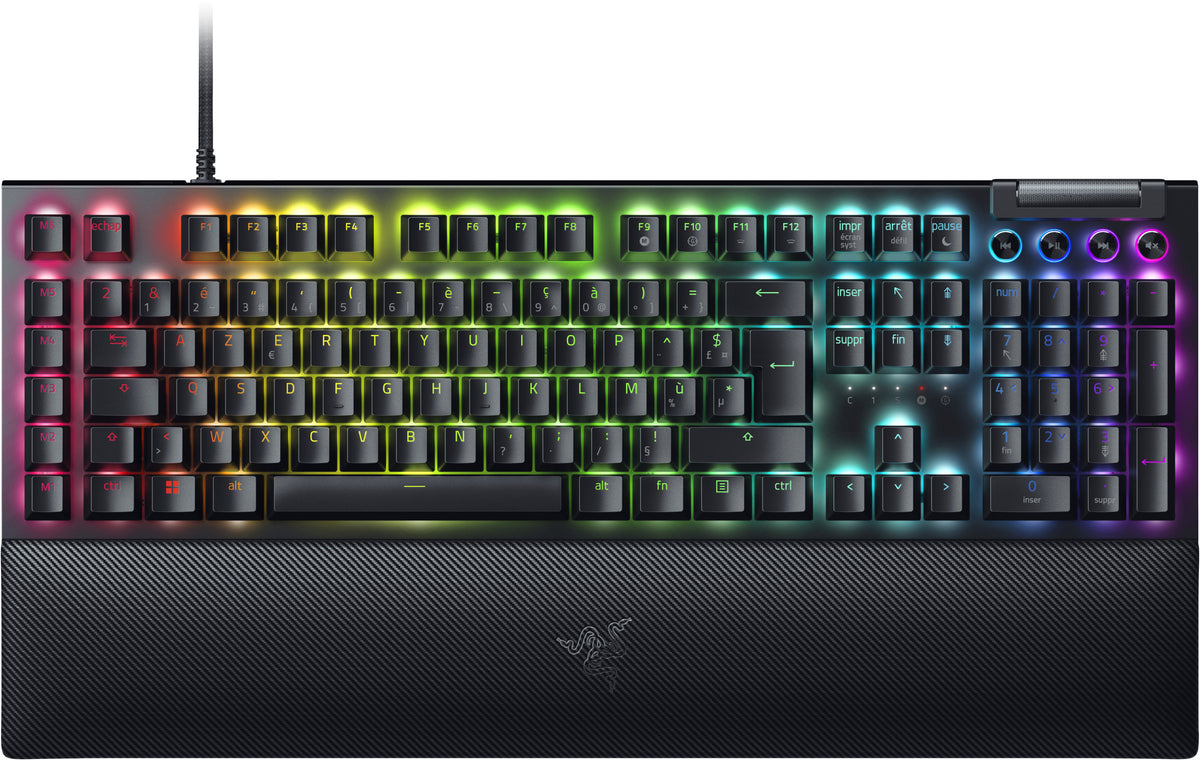 Razer BlackWidow V4 Mechanical Gaming Keyboard Green Switch AZERTY