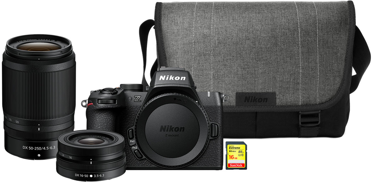 Nikon Z50 II Starterkit + 16-50mm + 50-250mm