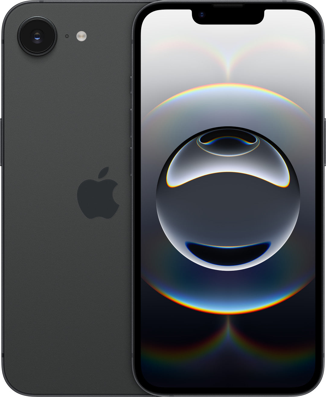 Refurbished iPhone 16e 128GB Zwart