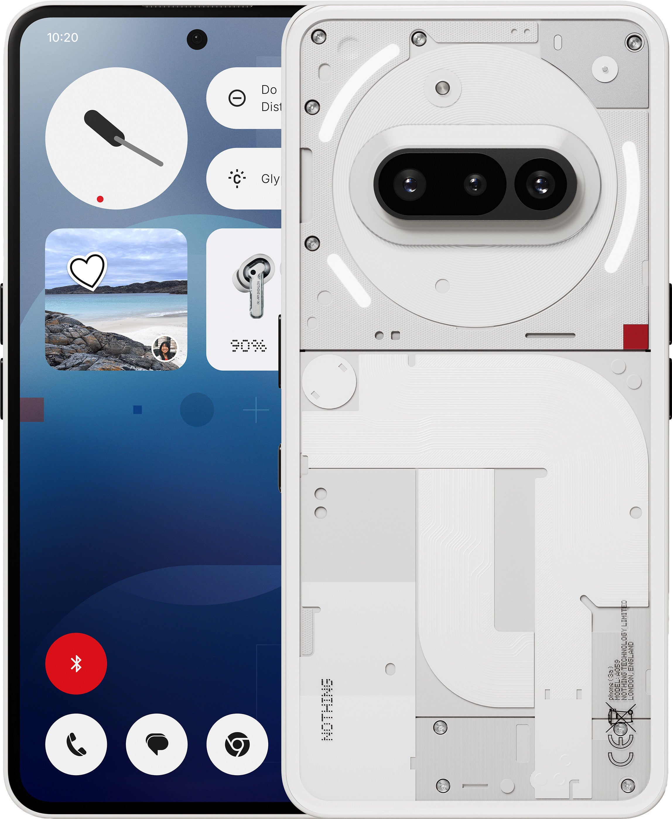 Nothing Tech Nothing Phone (3a) 128 GB White