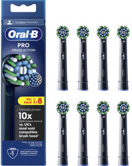 Oral-B Cross Action Black (8 pieces)