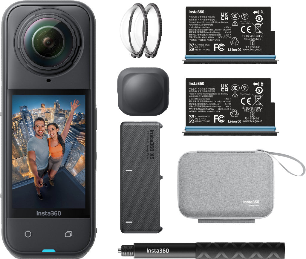 Insta360 X5 Essentials Bundle Zwart