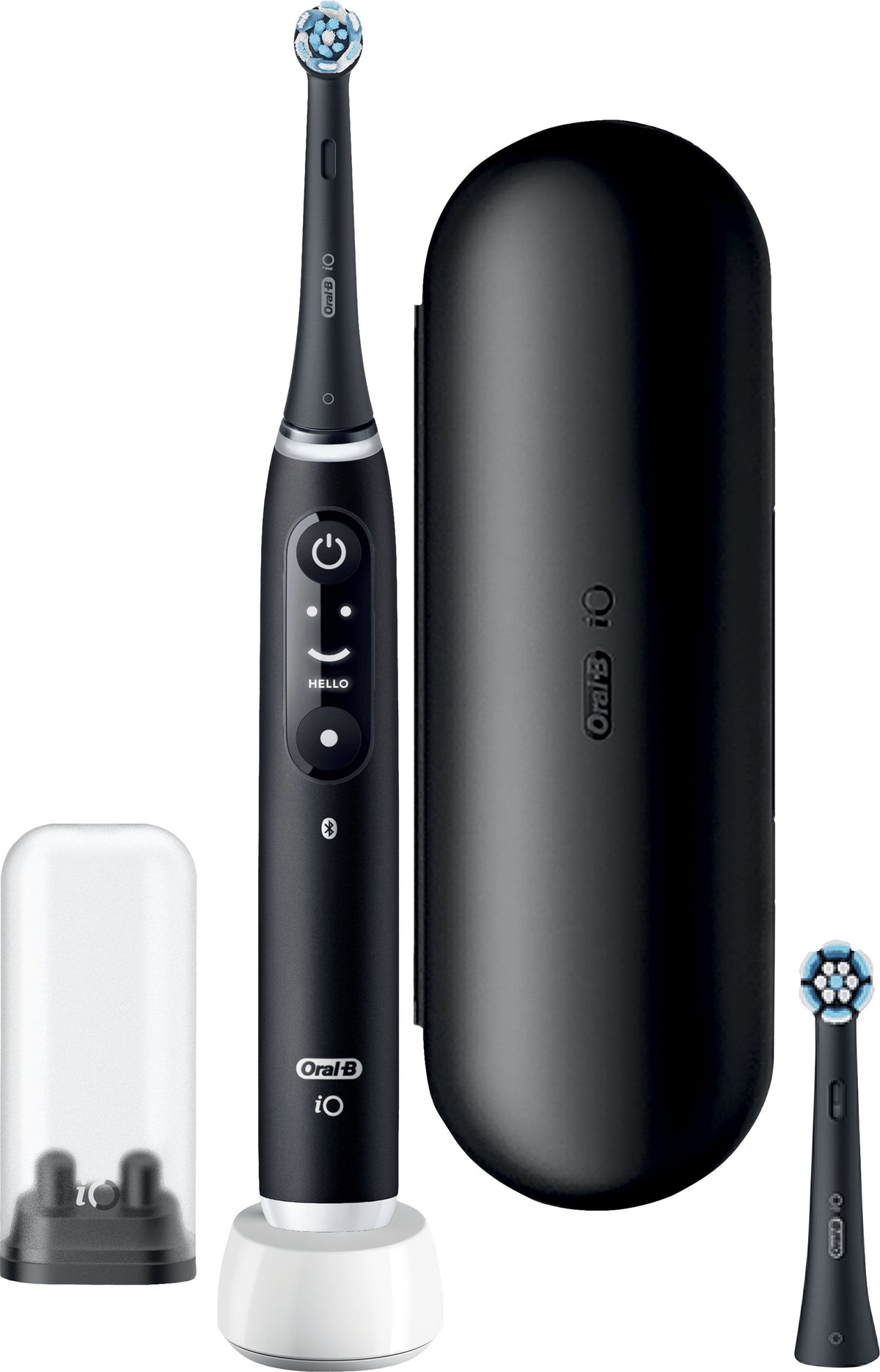 Oral-B iO 6N Schwarz + zusätzlicher iO Gentle Care Aufsteckbürstenkopf