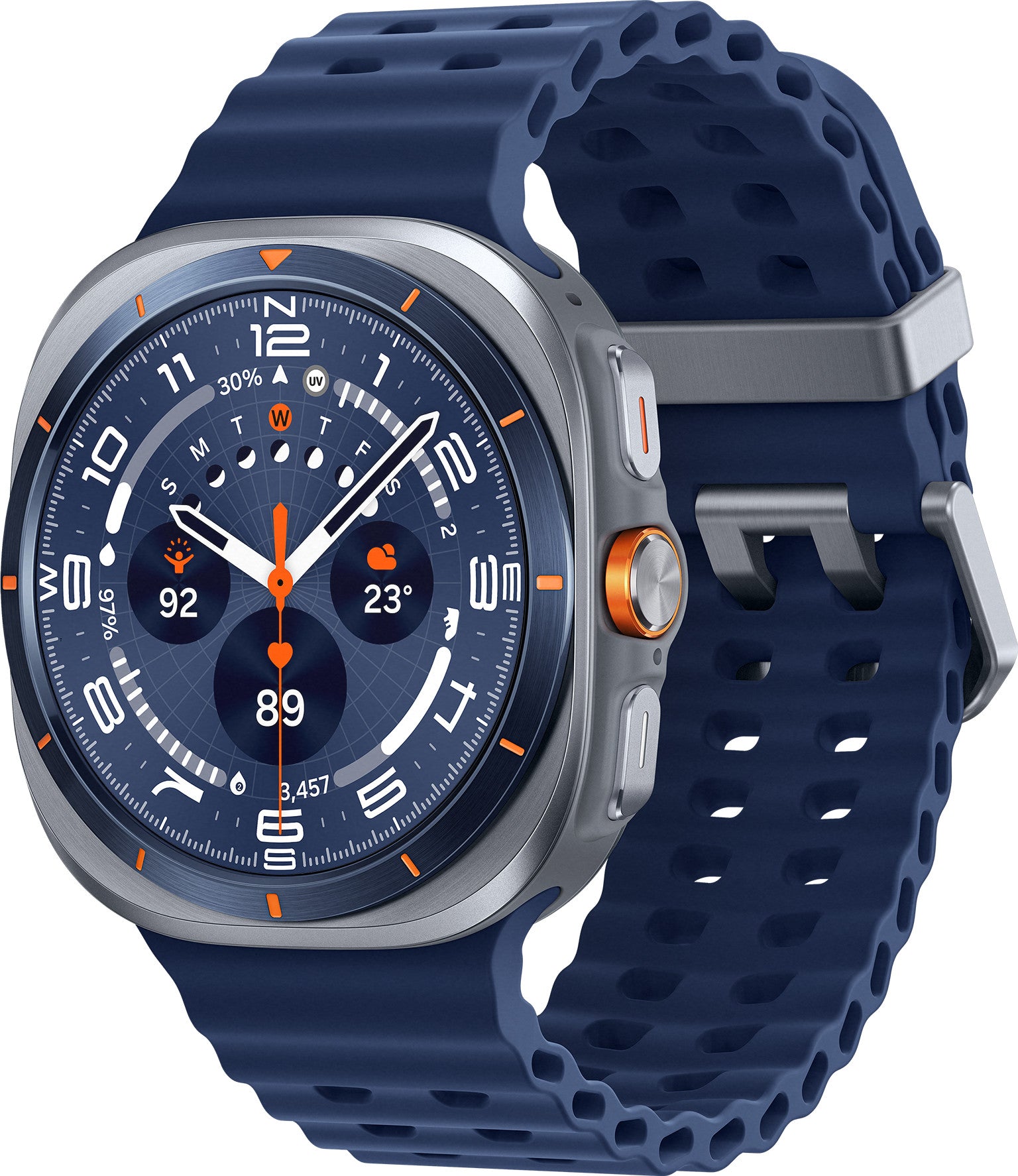 Samsung Galaxy Watch Ultra (2025) 4G en titane bleu 47 mm
