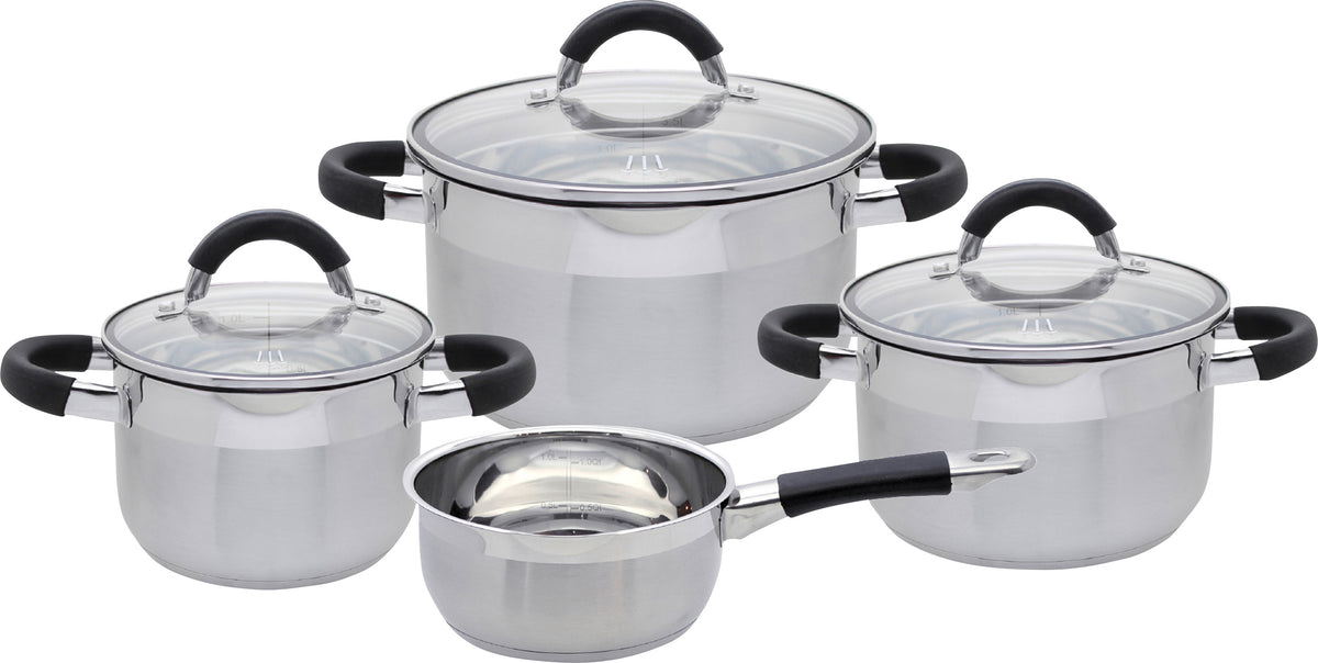 ELO Basic Black Steam Topfset 4-teilig