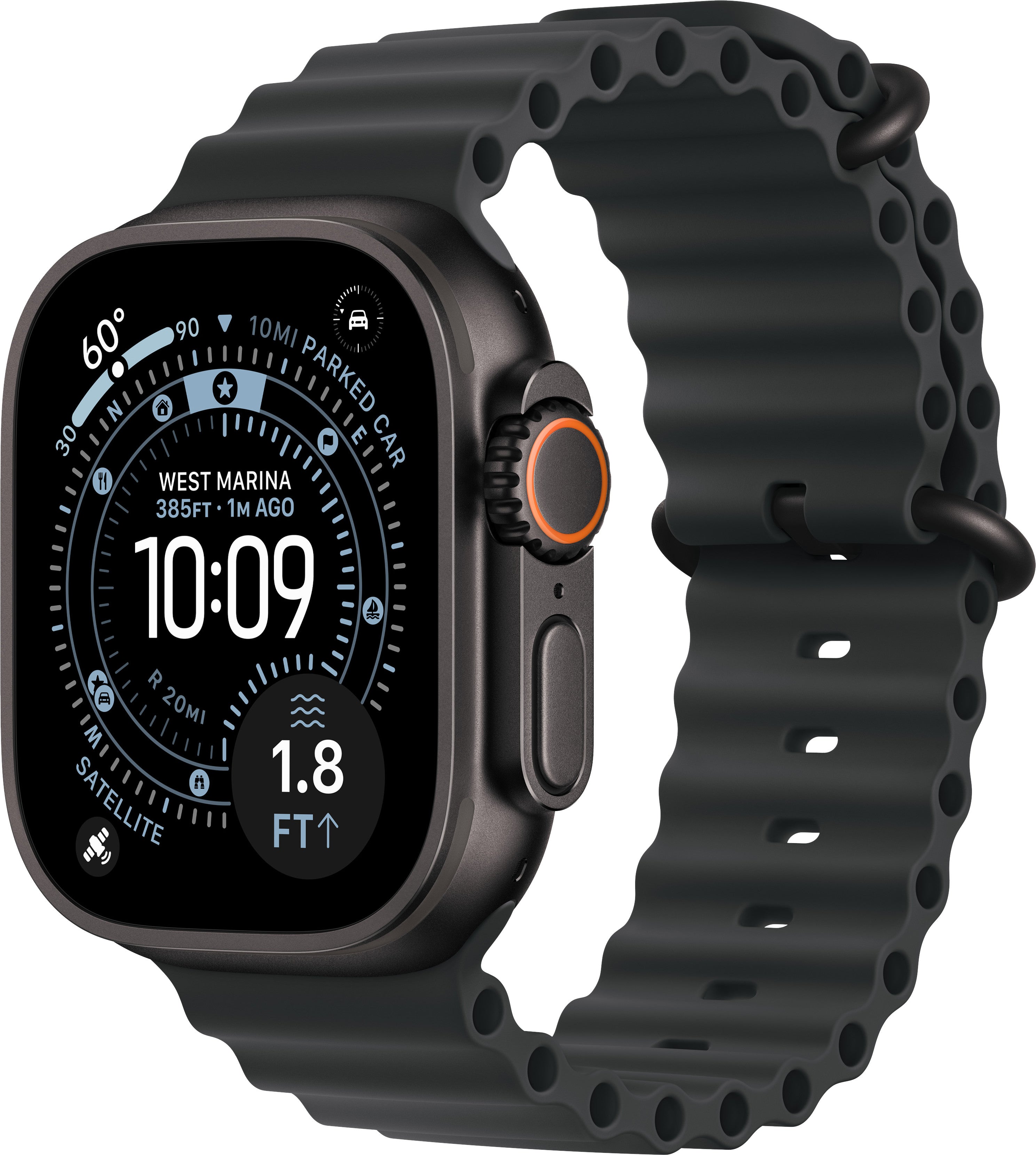 Apple Watch Ultra 3 5G 49mm Noir Bracelet Océan