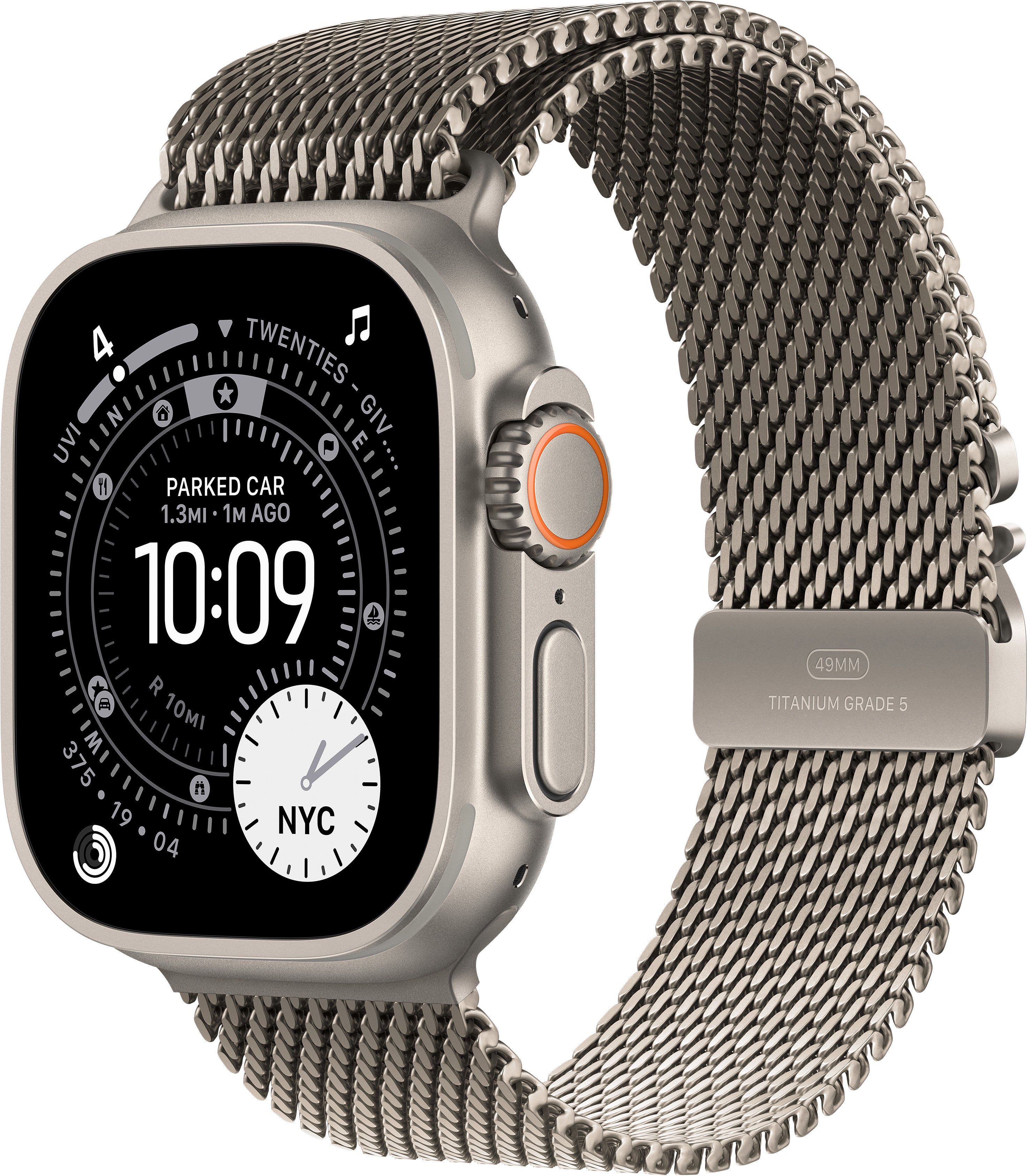 Apple Watch Ultra 3 5G 49mm Natural Milanese Band S