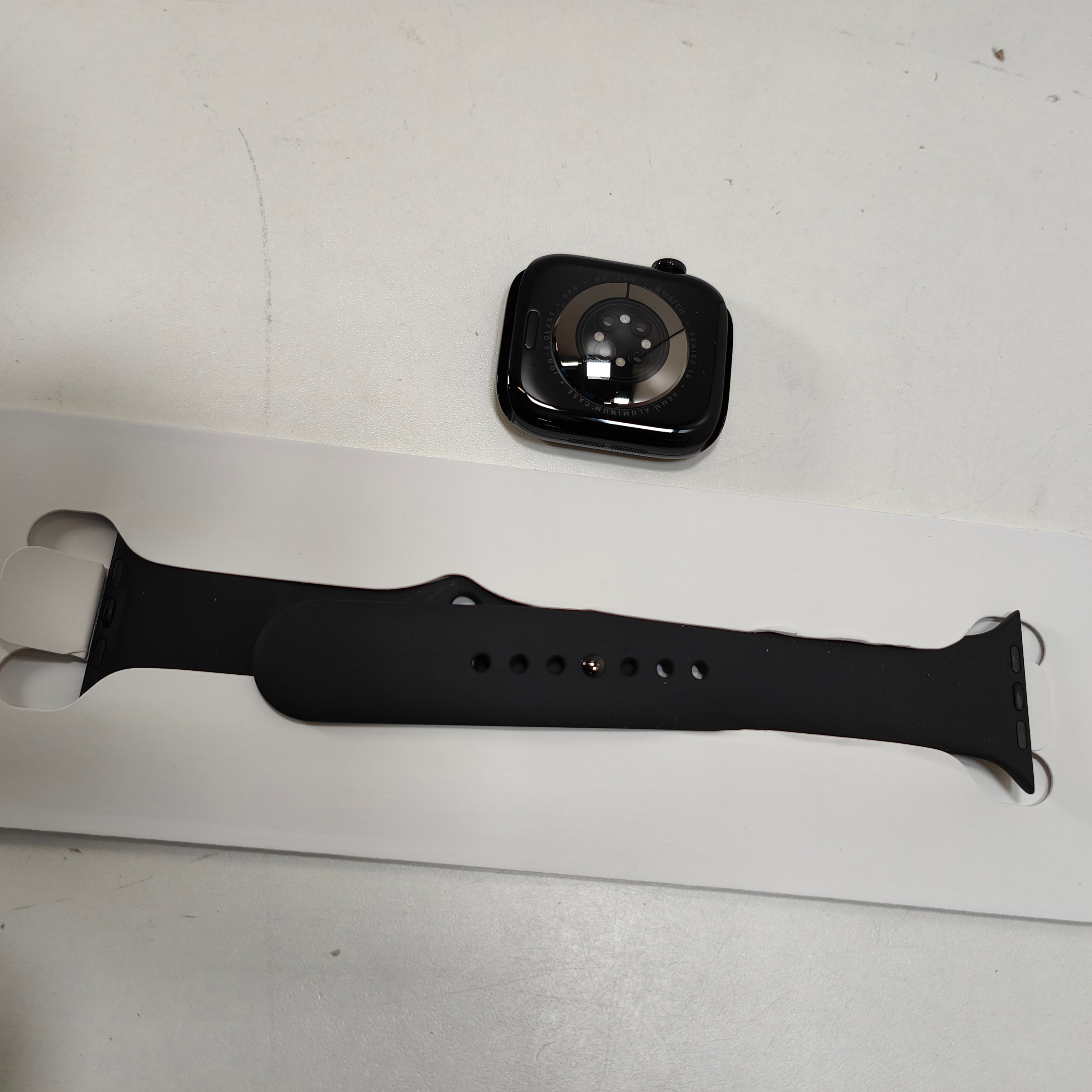 Apple Watch Series 10 46mm Bracelet Sport Noir M/L