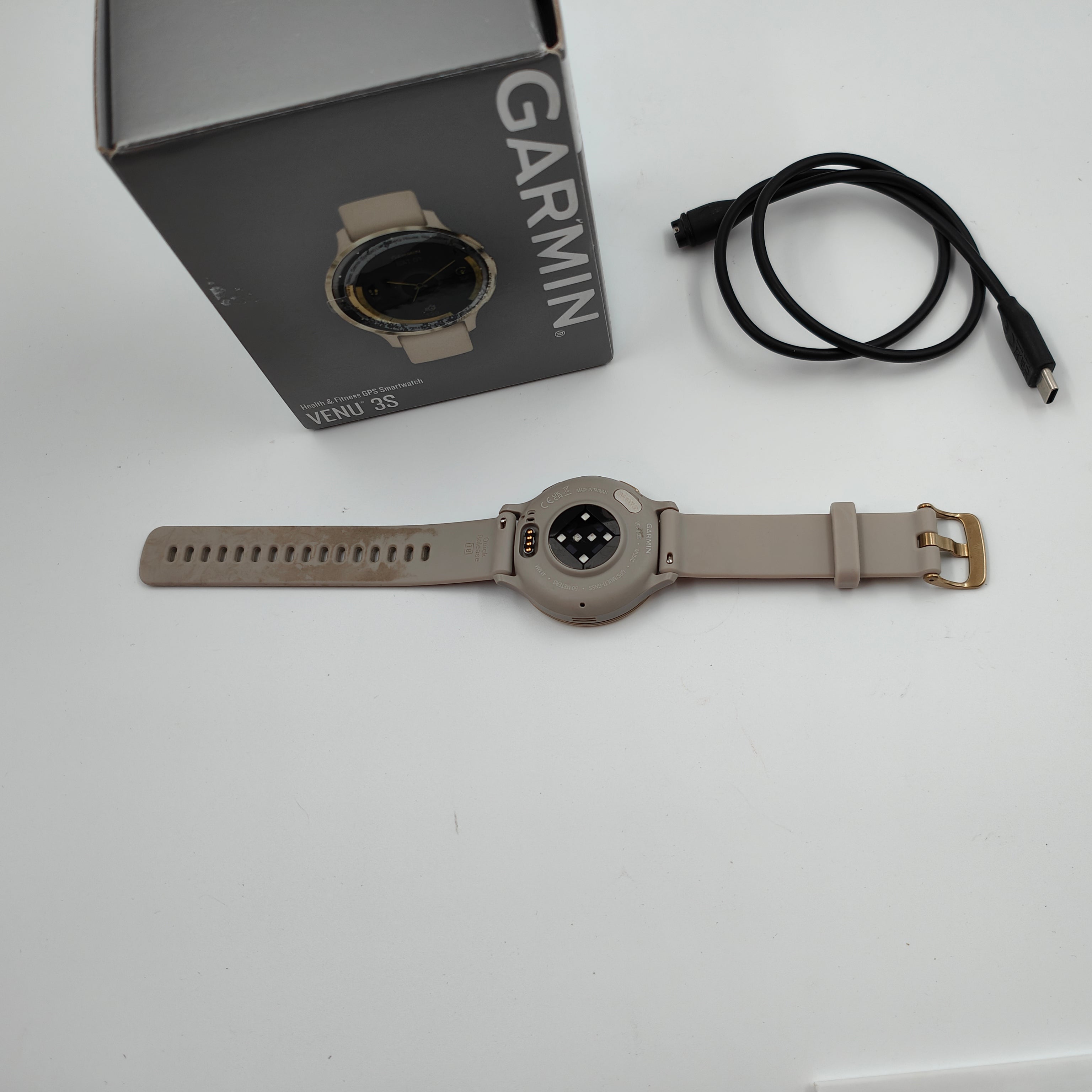 Garmin Venu 3S Goud/Beige