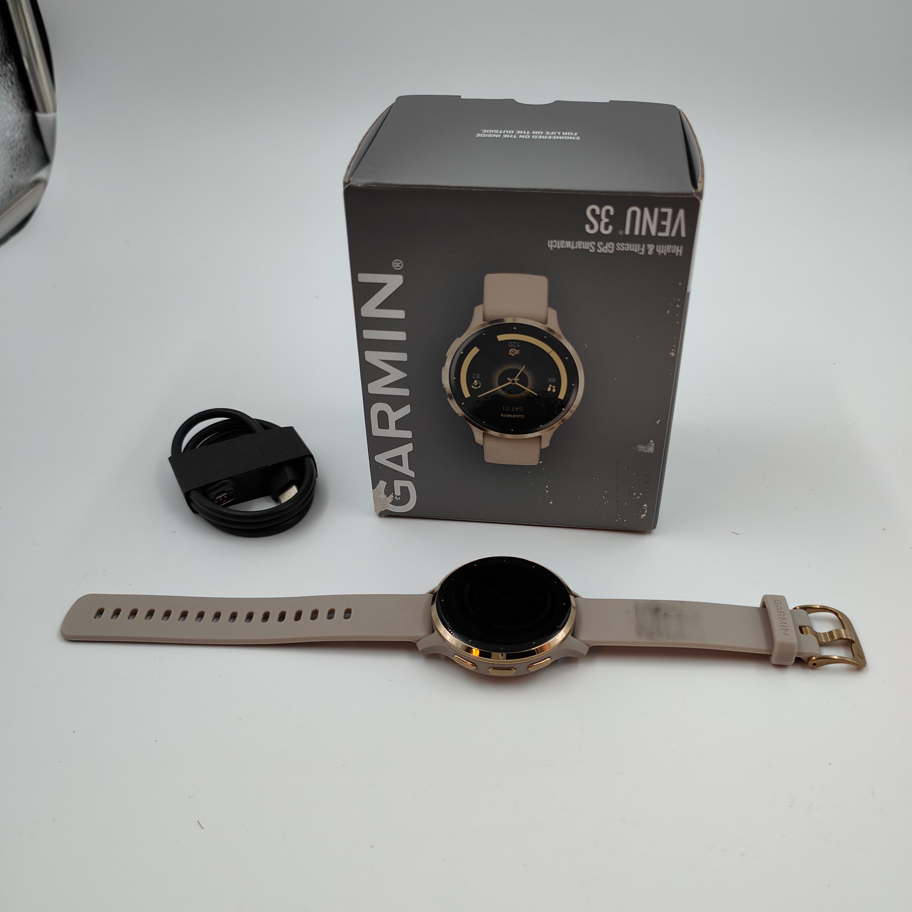 Garmin Venu 3S Goud/Beige