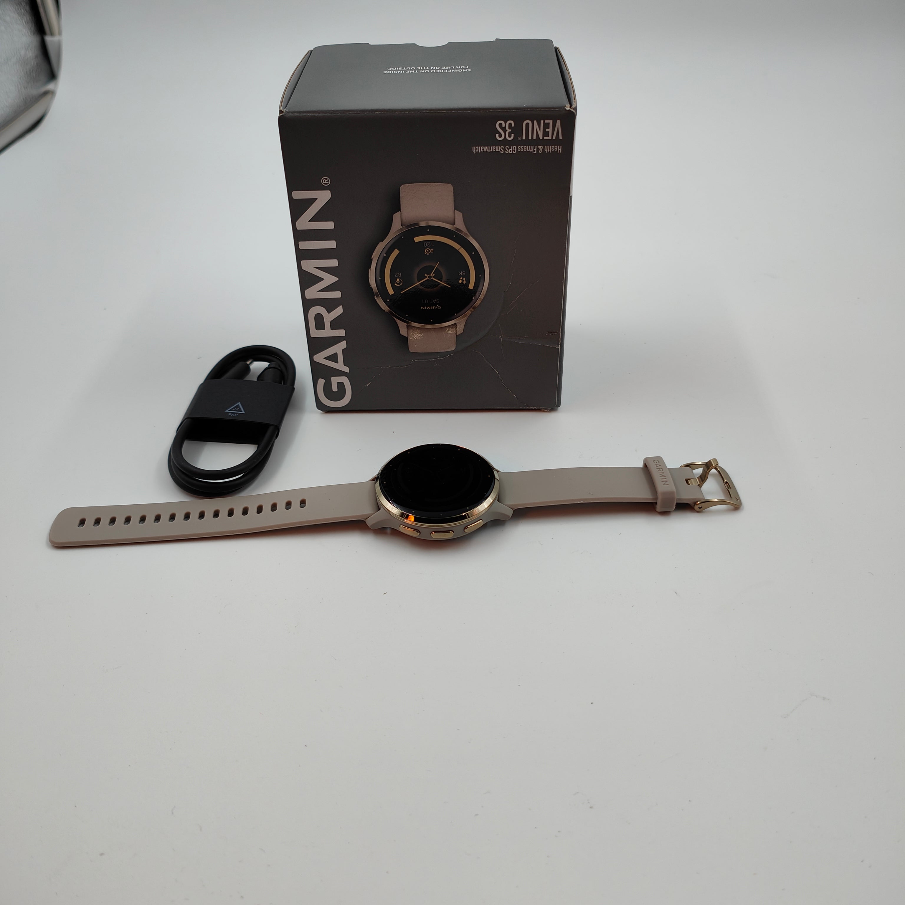 Garmin Venu 3S Zilver/Groen