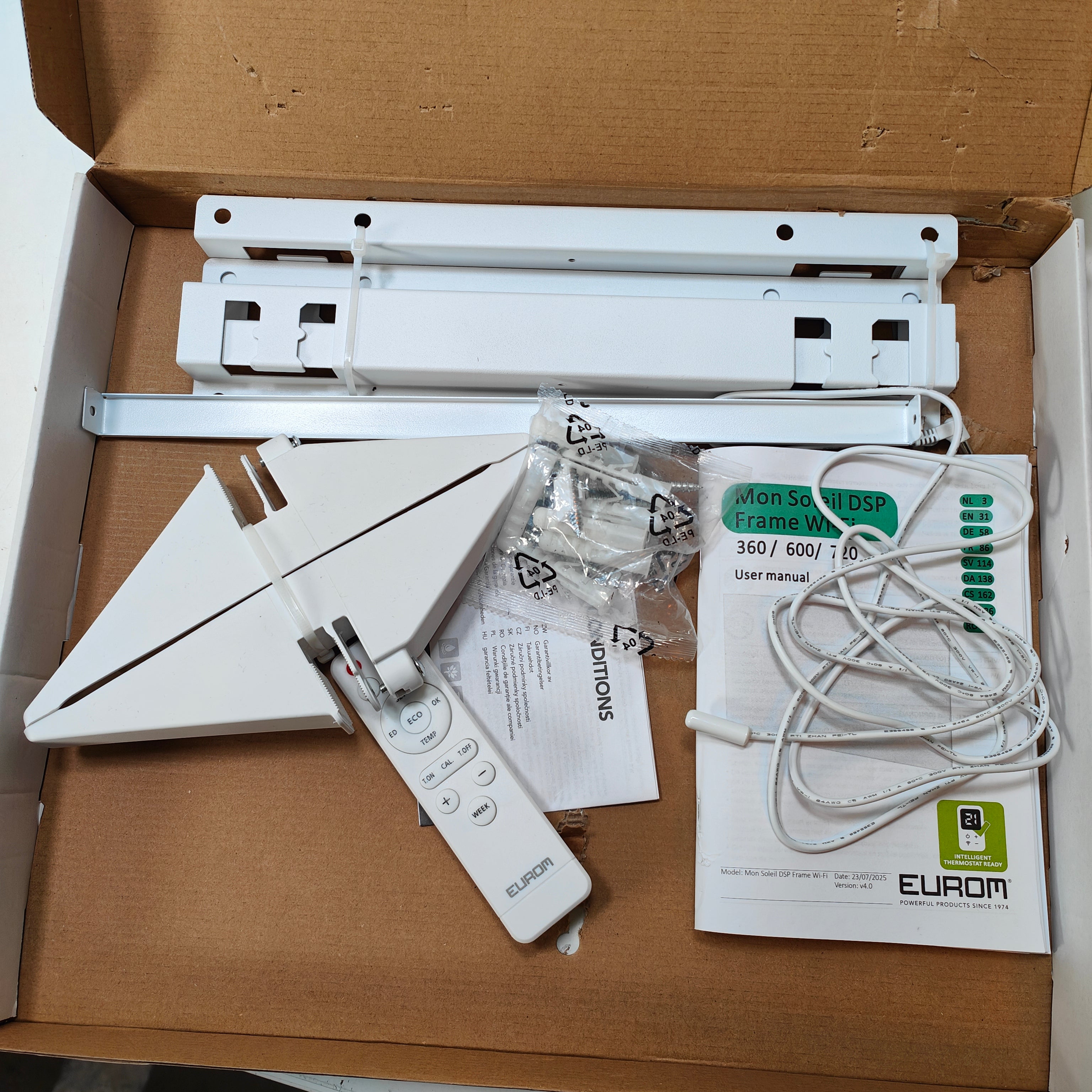 Eurom Mon Soleil 600 DSP Cadre Wifi