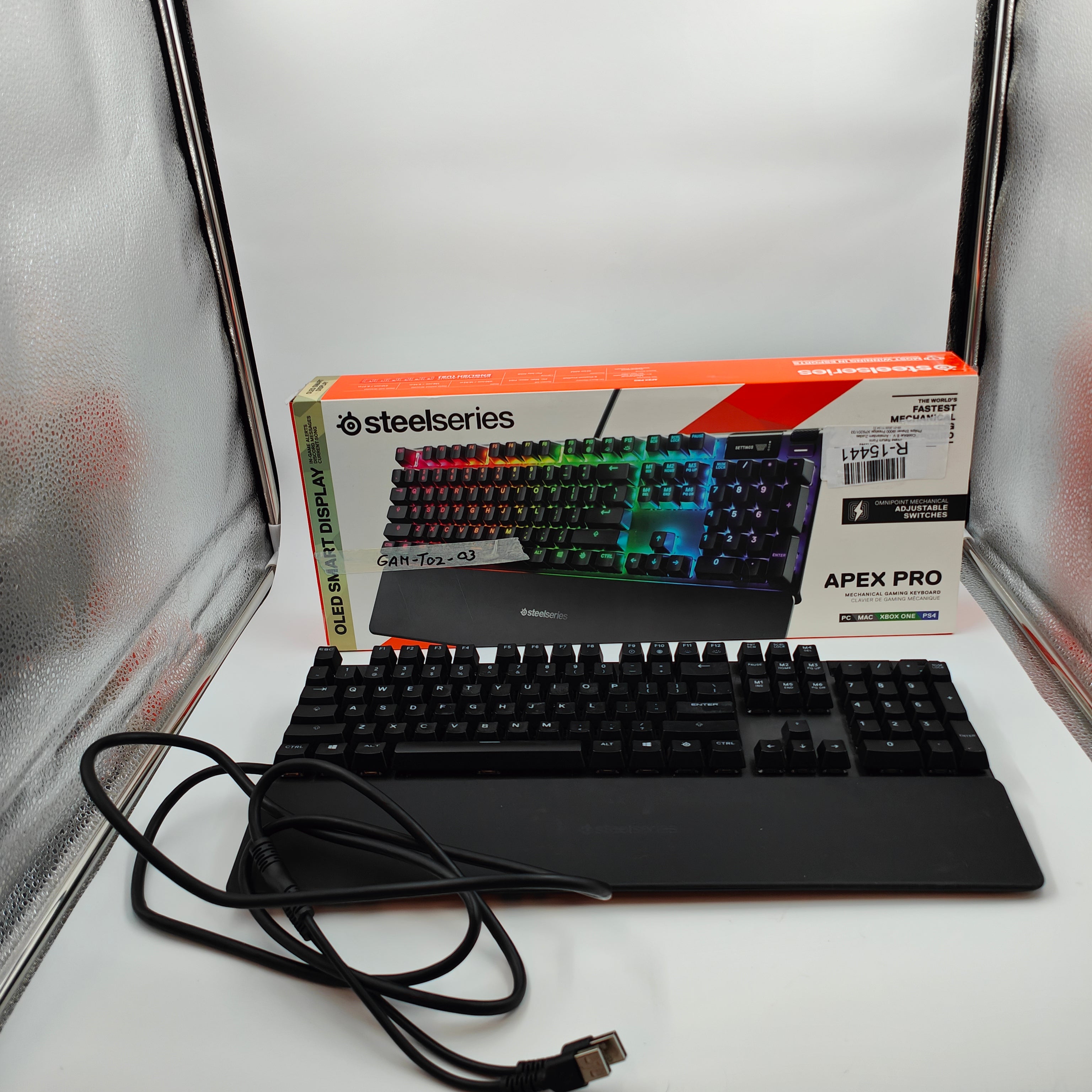 Clavier de jeu SteelSeries Apex Pro QWERTY