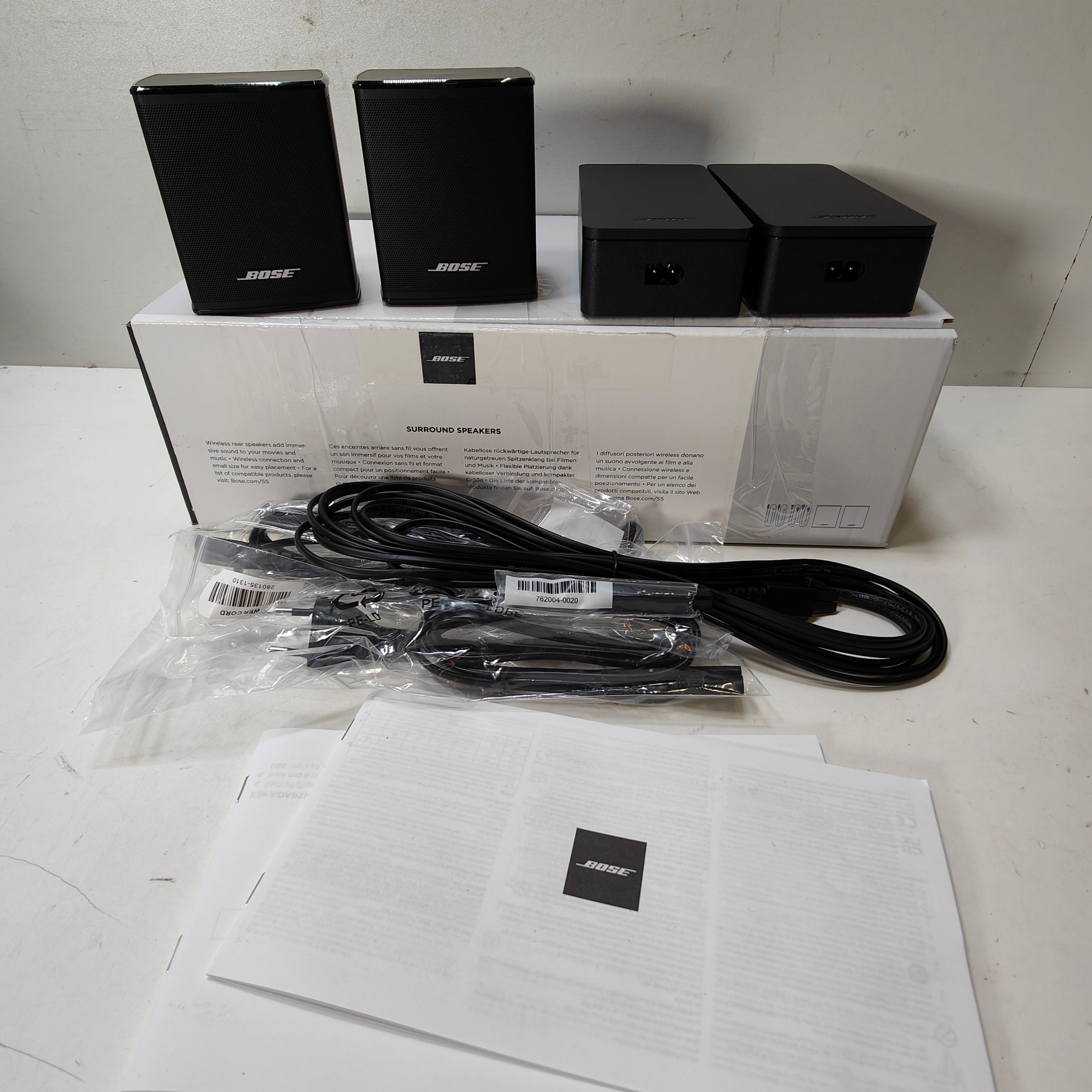 Bose Surround Speakers Zwart