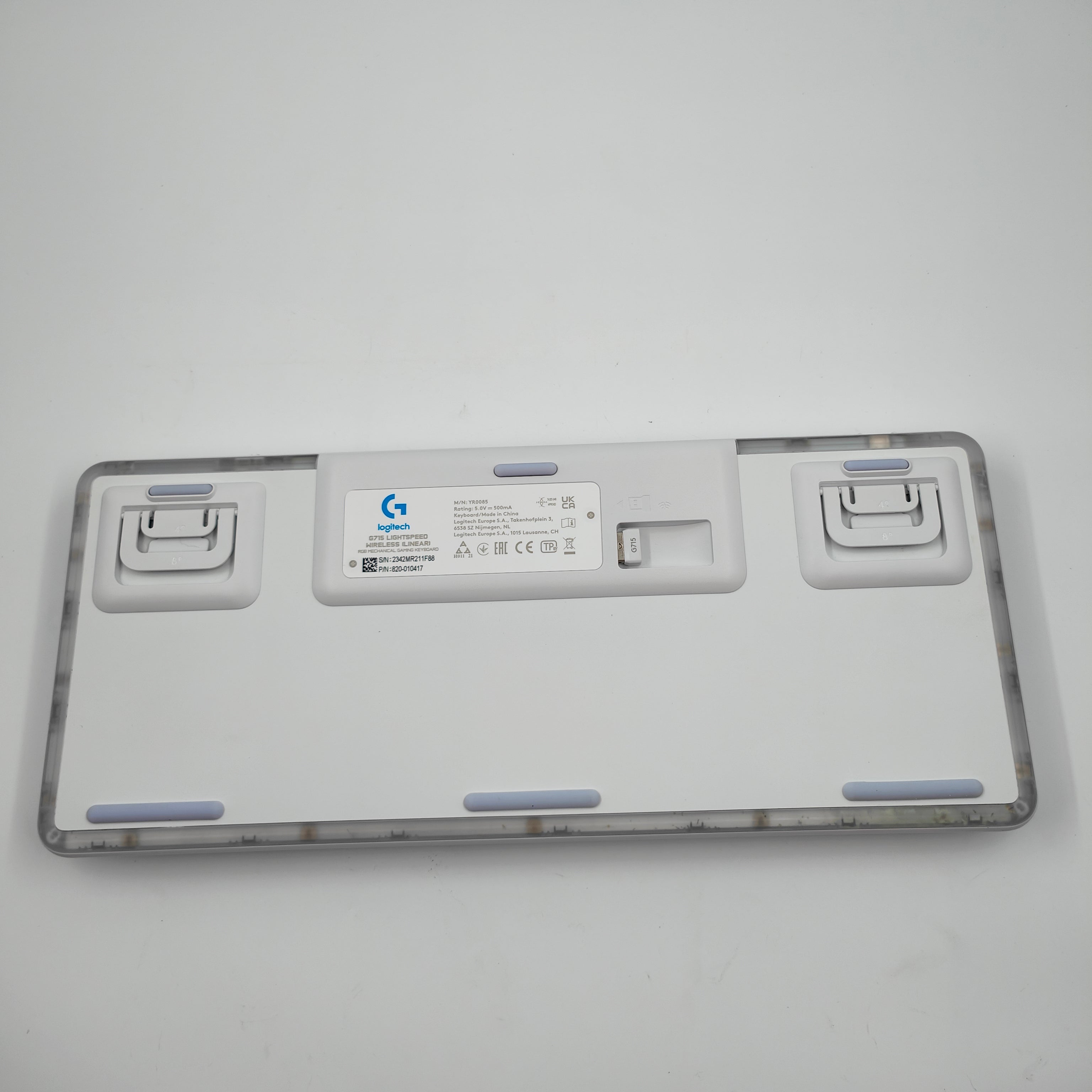 Logitech G 15 Spieltastatur Linear Weiß QWERTZ