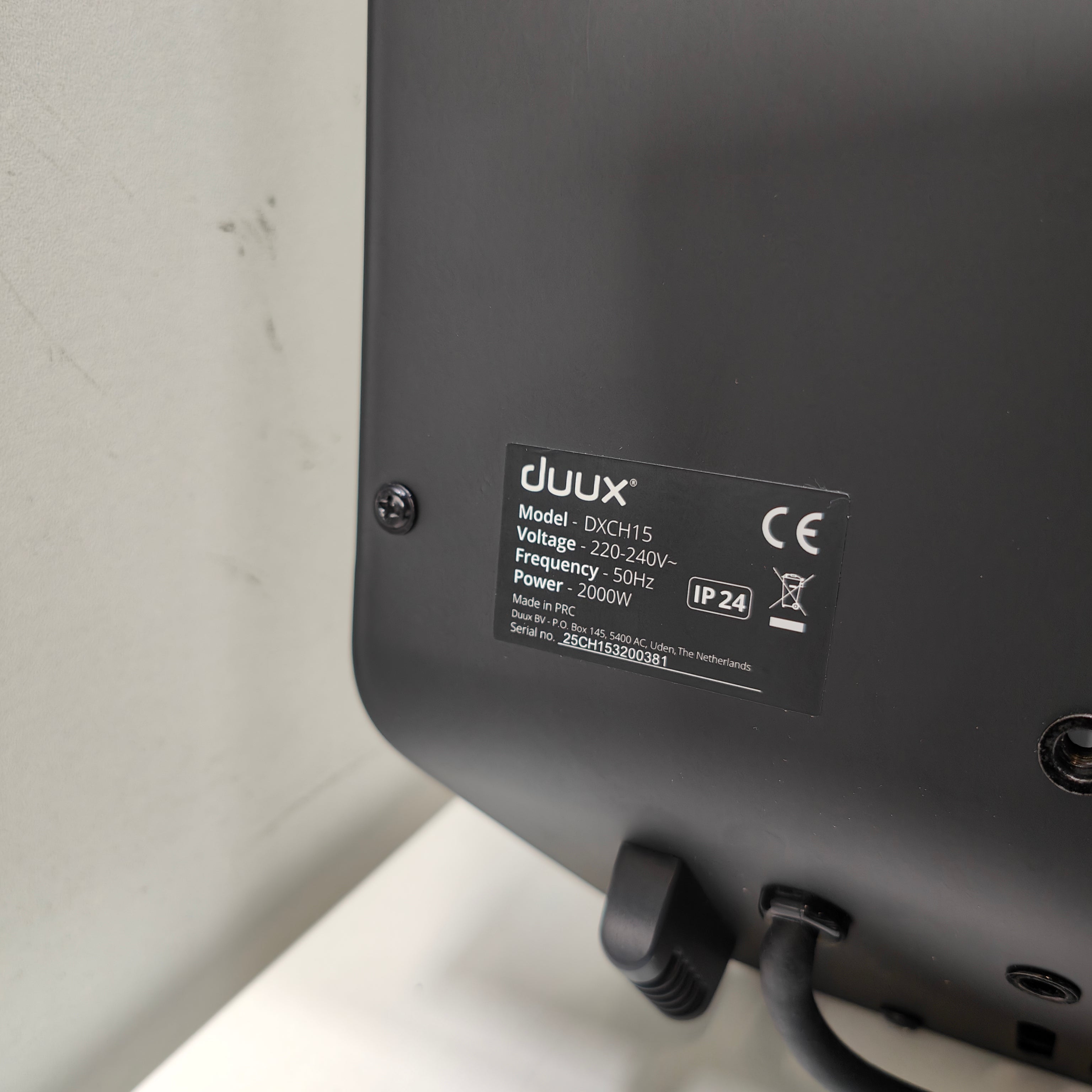 Duux Edge Intelligenter Konvektor 2000W Weiß