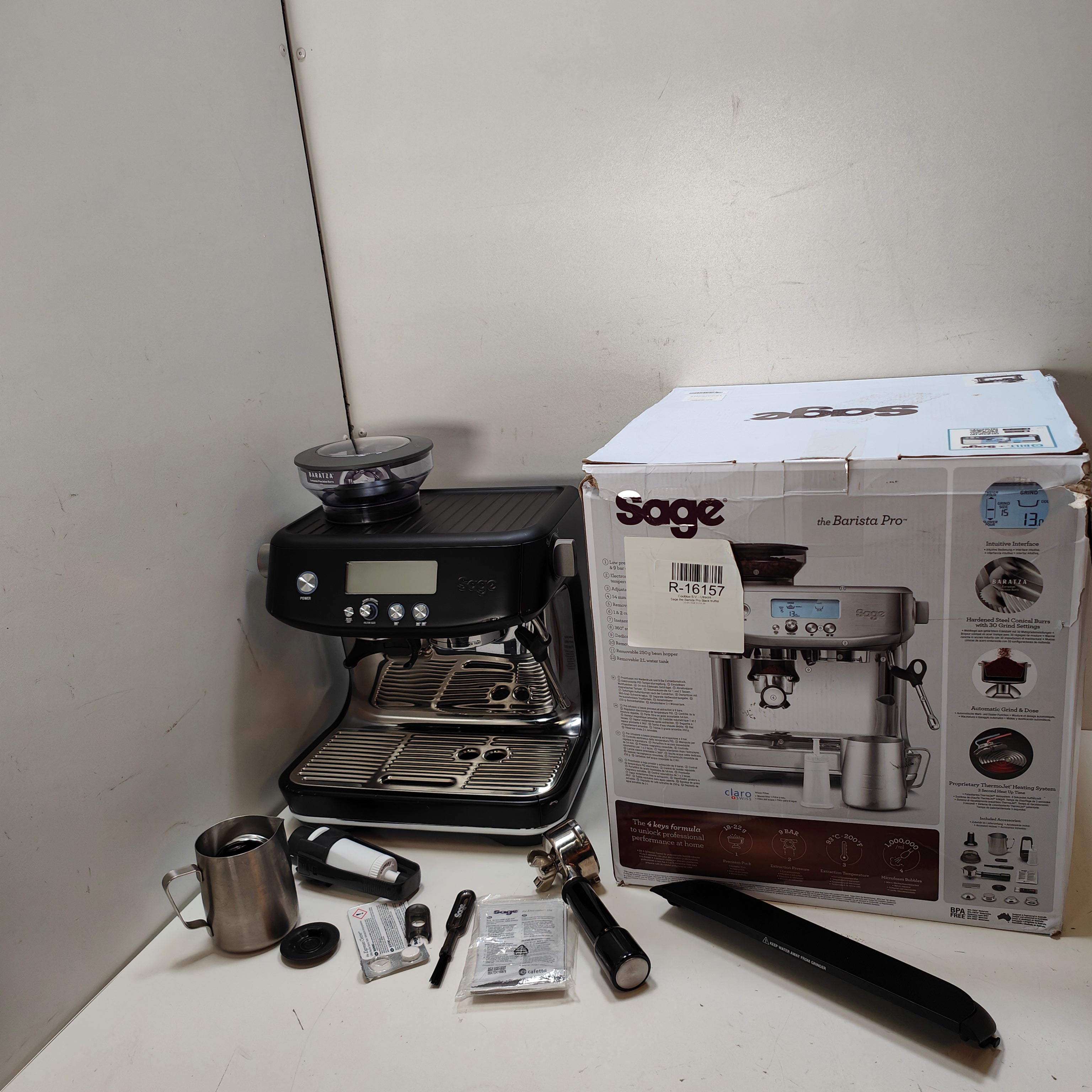 Sage the Barista Pro Black truffel